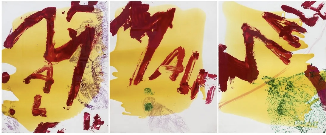 Julian Schnabel – Malfi (Set of Three), 1998 – Silkscreen