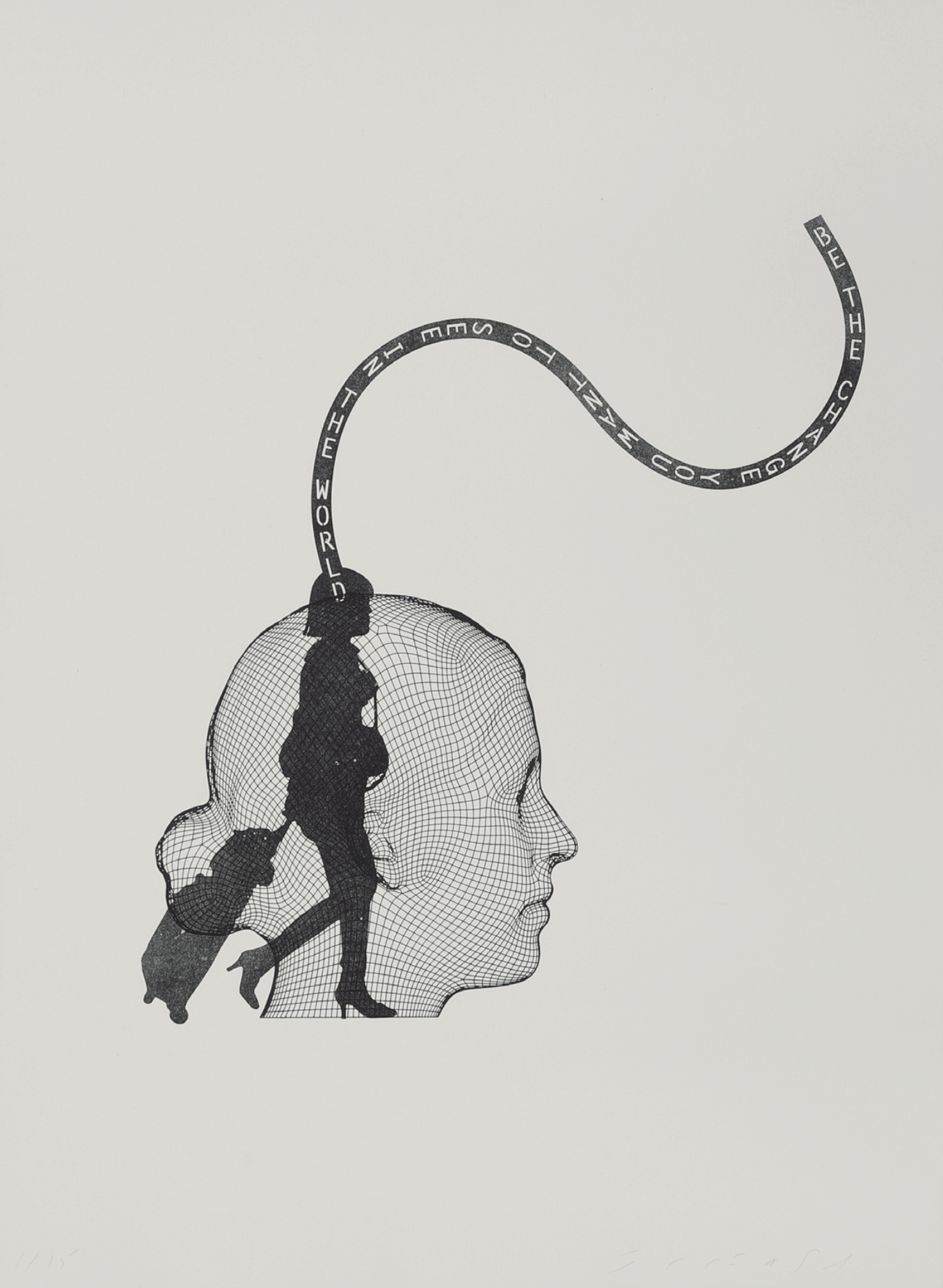 Plensa, Jaume | Be the change you want to see in the world, 2022 — available on Composition Gallery