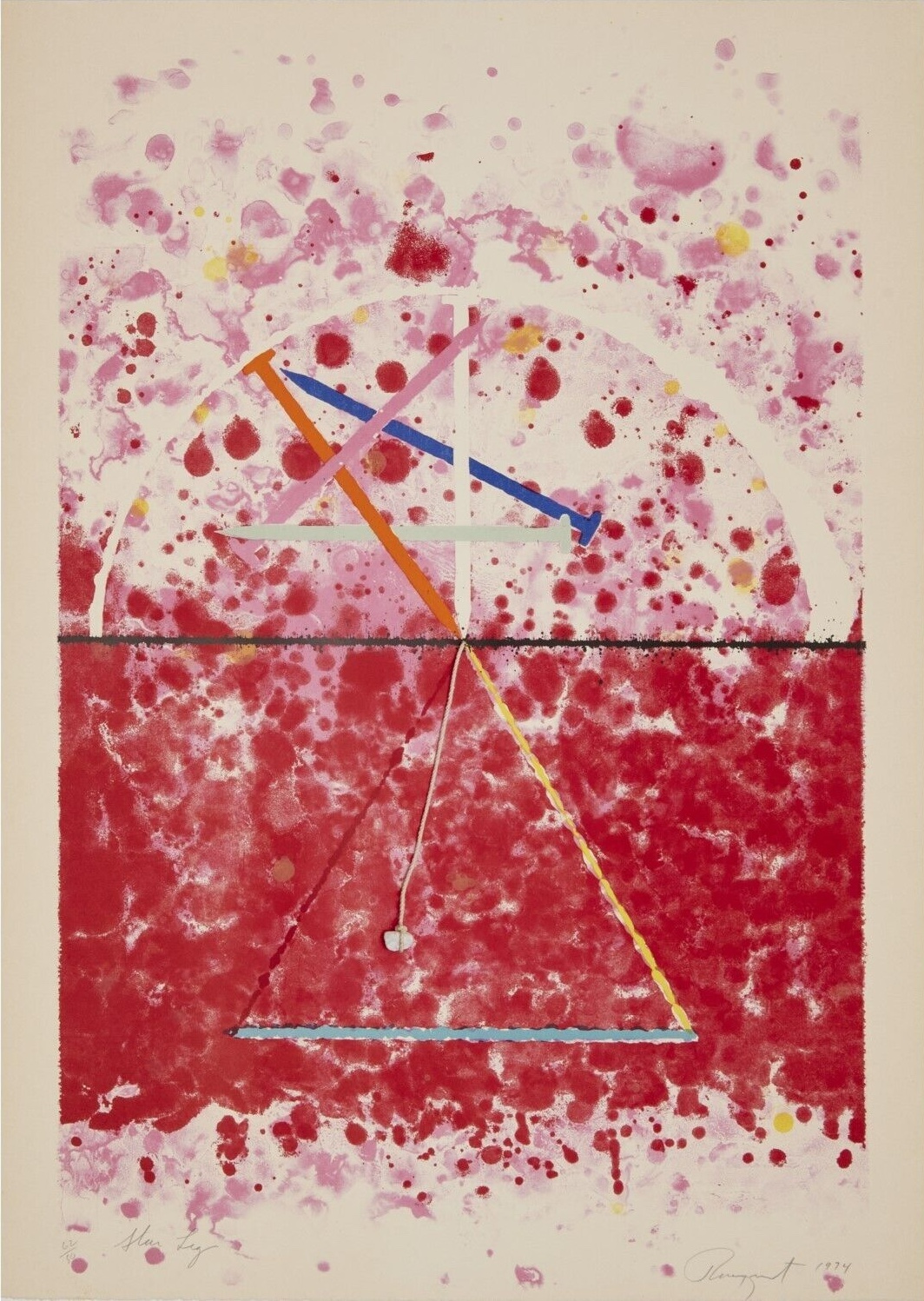 James Rosenquist – Universal Star Leg, 1974 – Collage