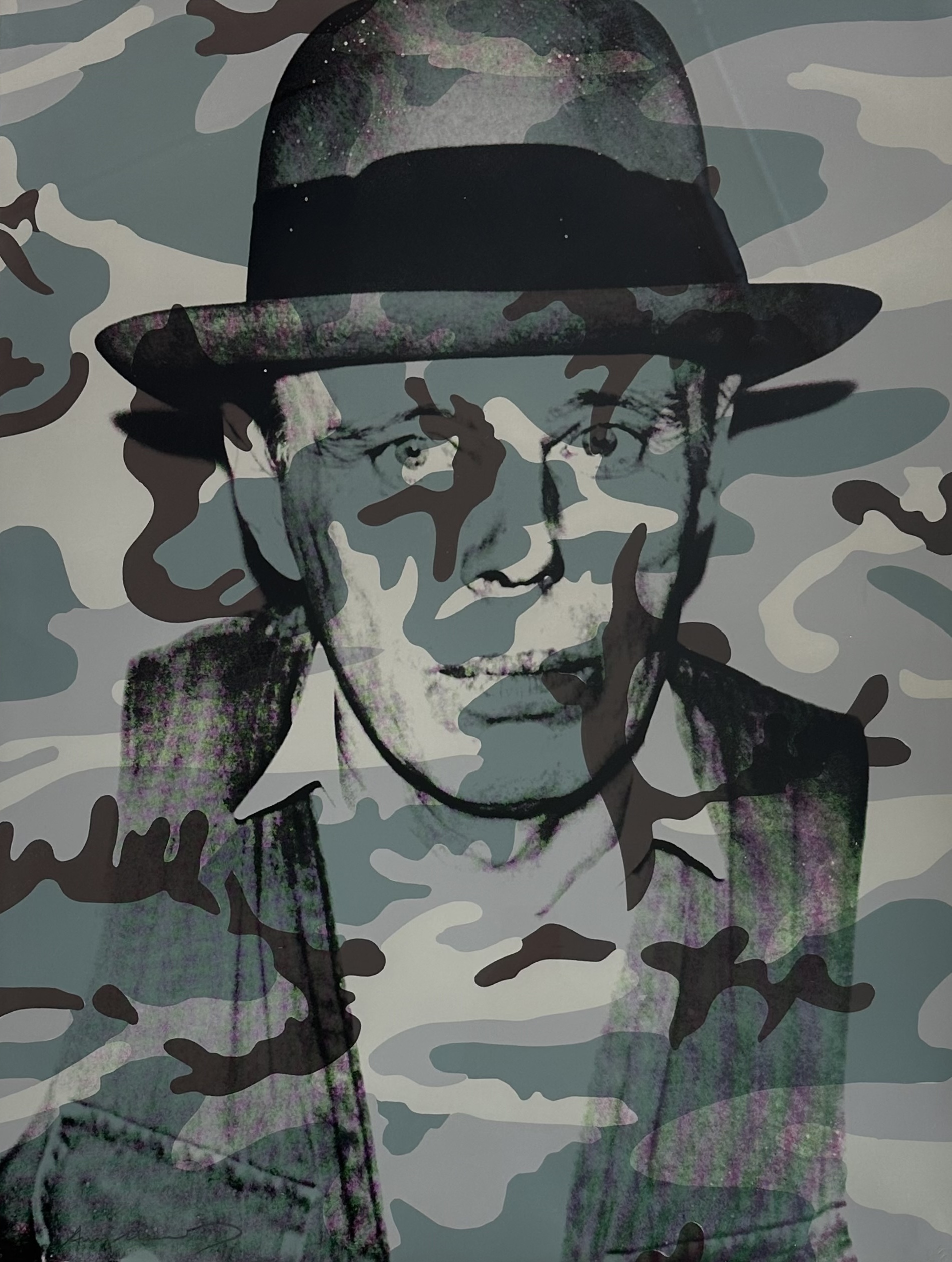 Andy Warhol – Joseph Beuys in Memoriam, 1986 – Screen-print