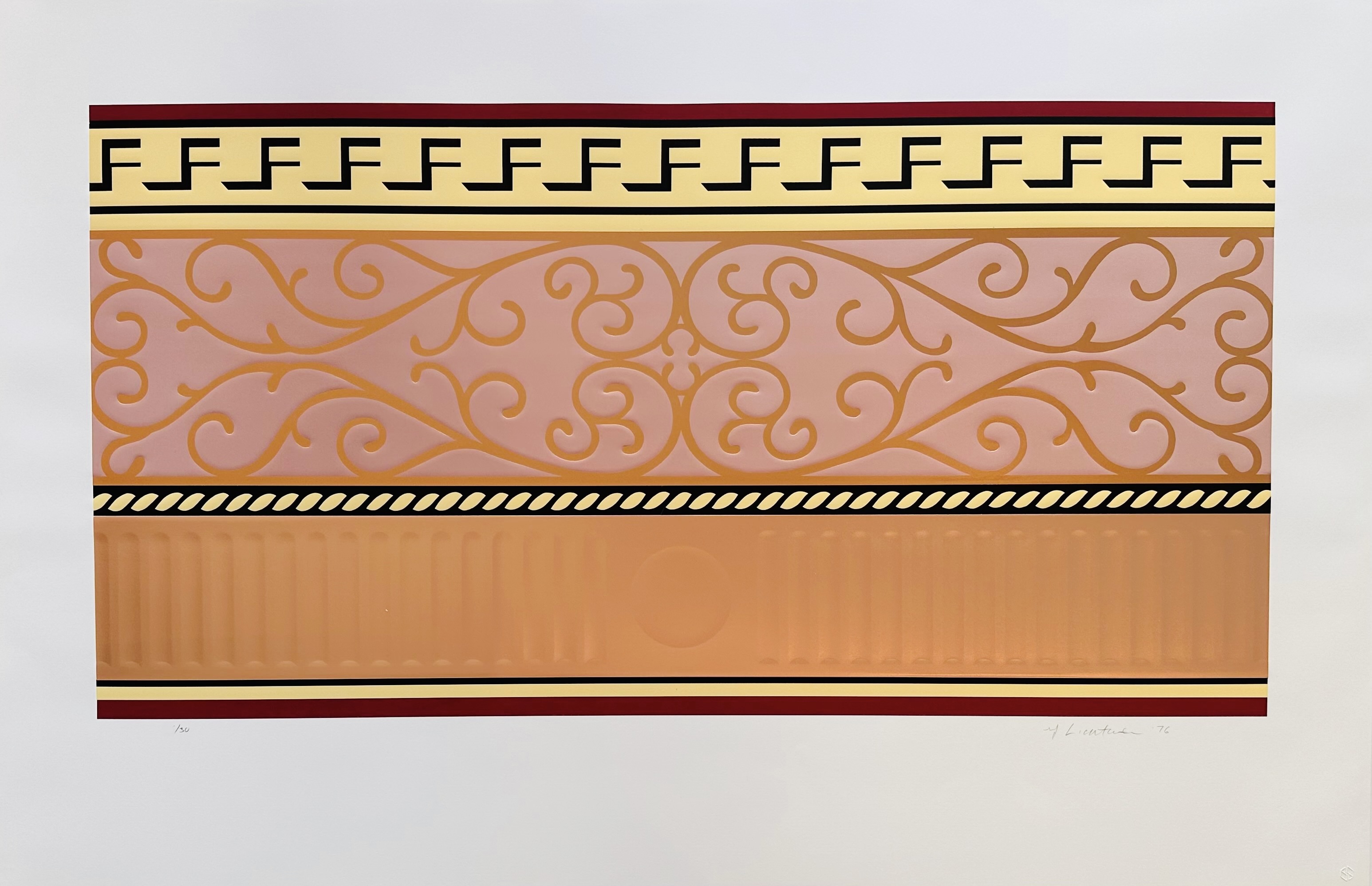 Roy Lichtenstein – Entablature II (139), 1976 – Collage