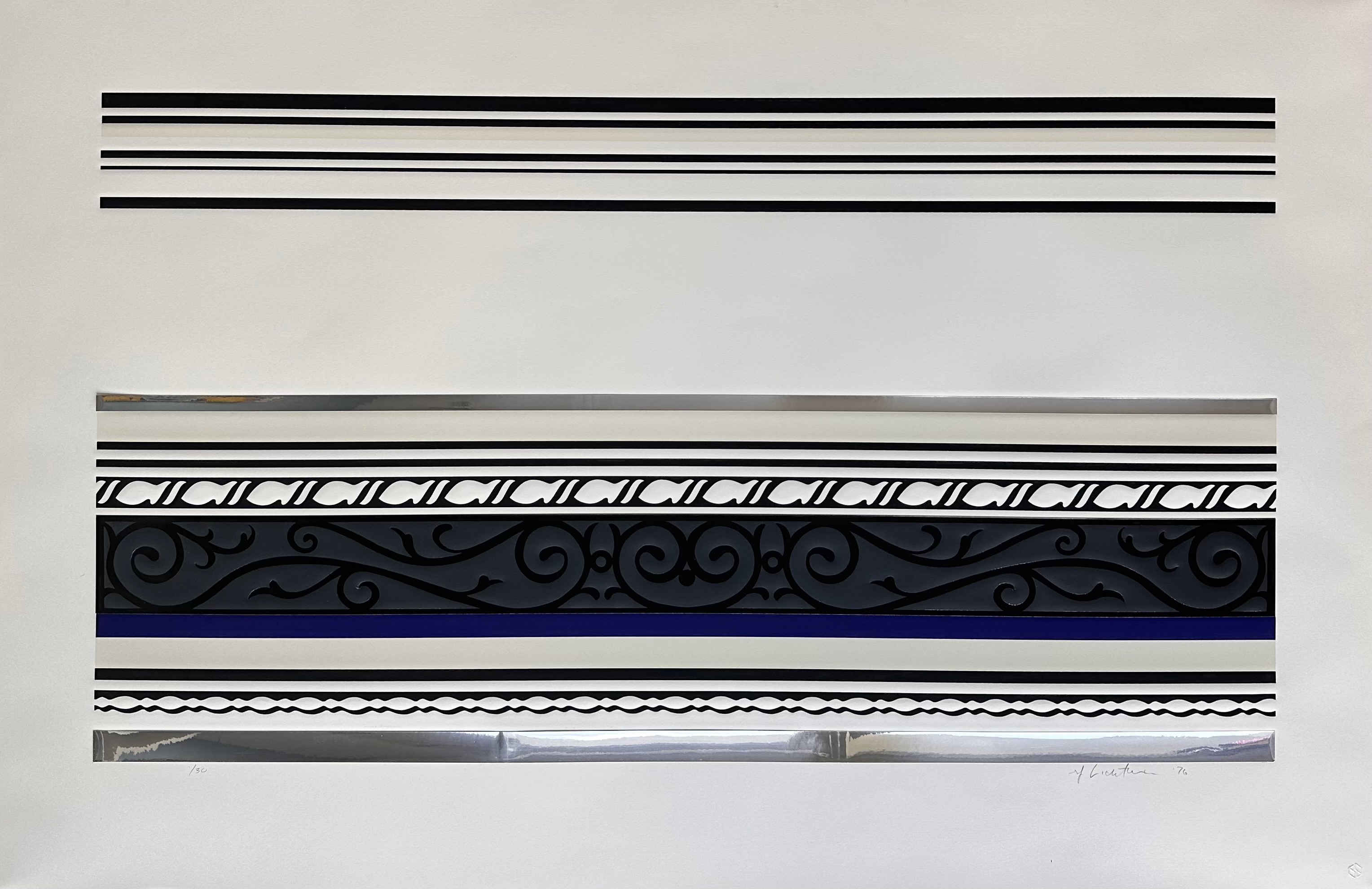 Roy Lichtenstein – Entablature IX (146), 1976 – Collage