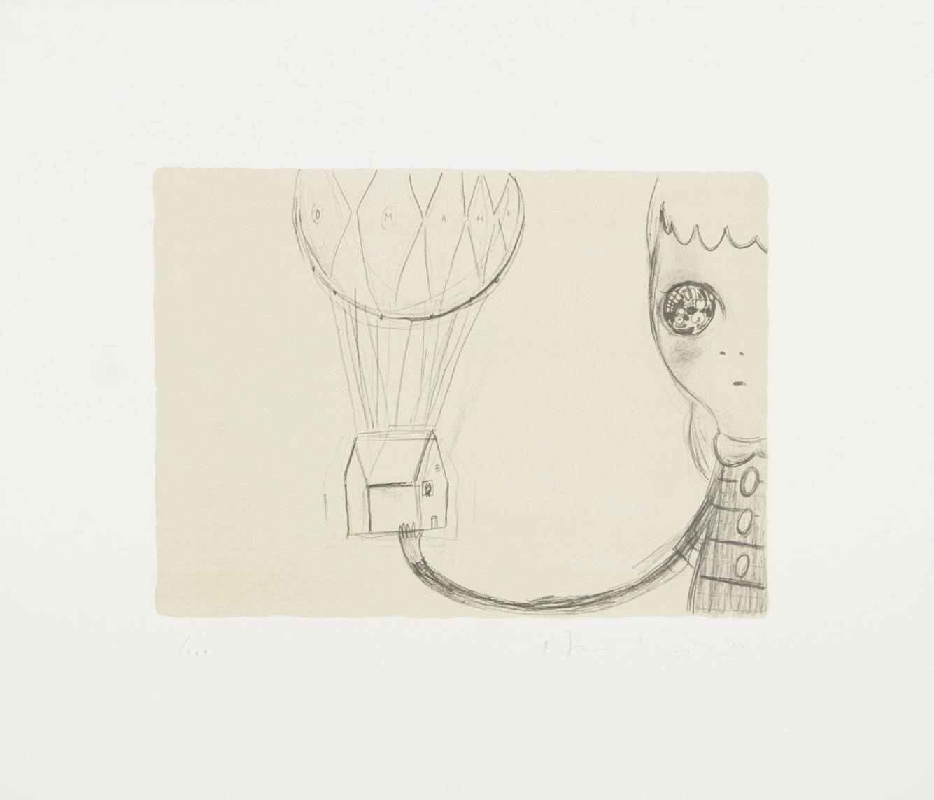 Yoshitomo Nara – Omaha, 2015 – Lithographie