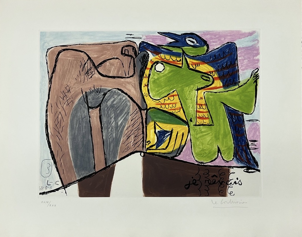 Le Corbusier – Unité 3, 1963-1965 – Etching and Aquatint