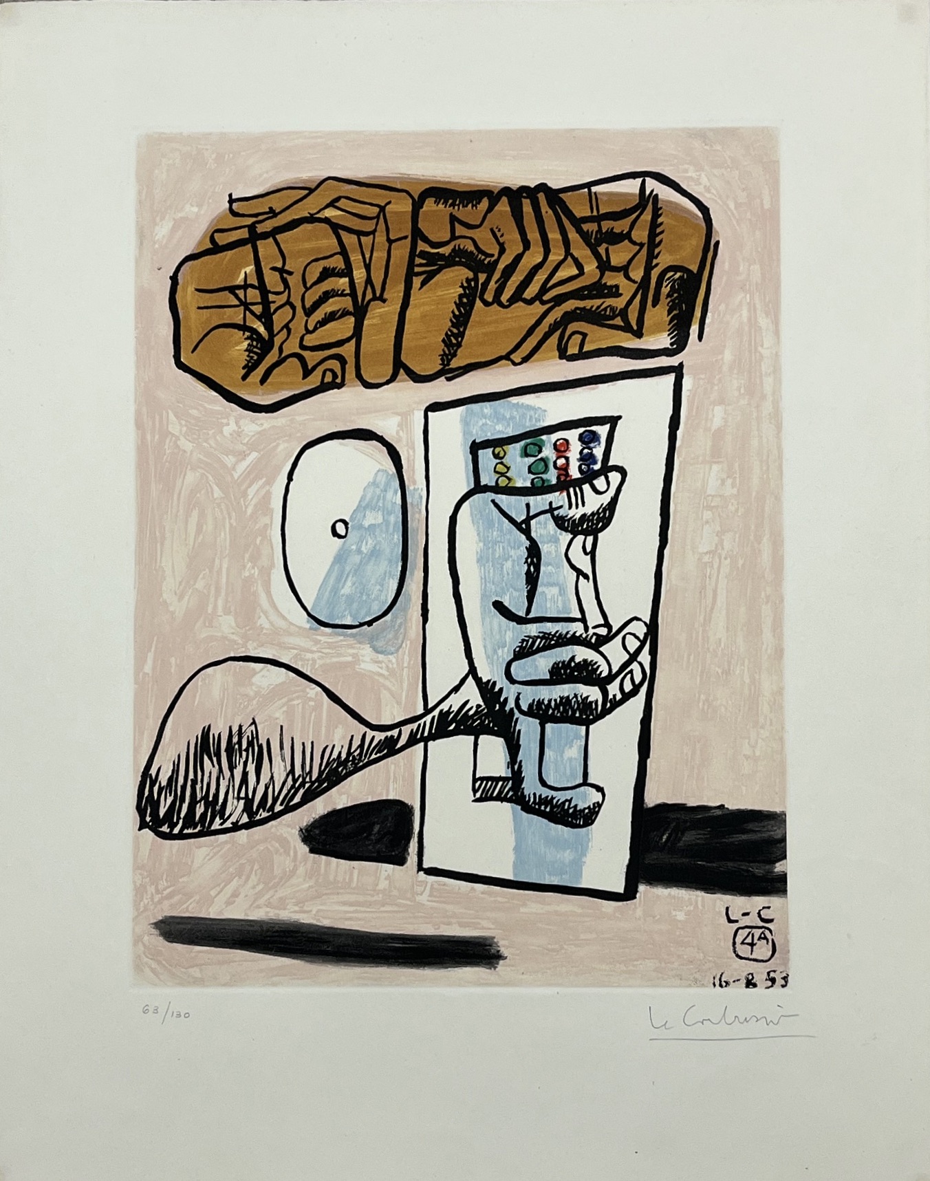 Le Corbusier – Unité 4, 1963-1965 – Etching and Aquatint