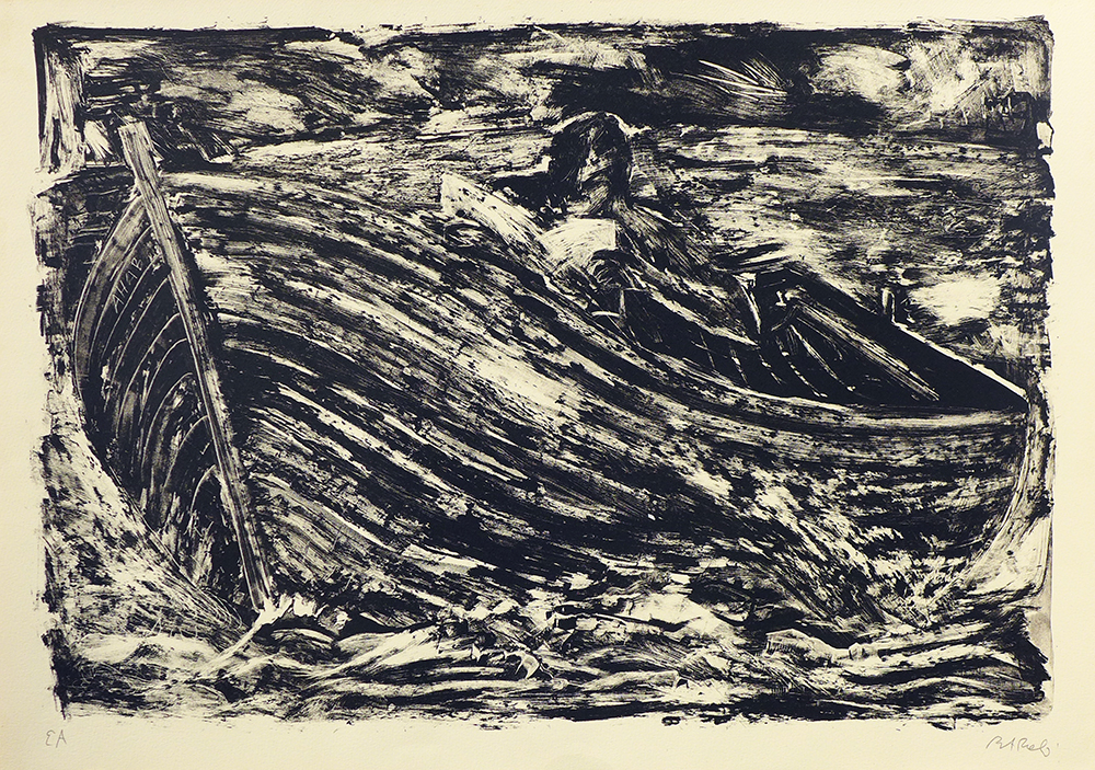 Miquel Barceló – La barque, 1984 – Lithograph