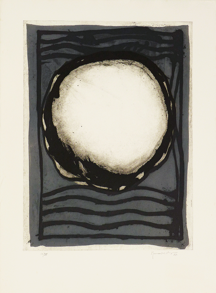Joan Hernandez Pijuan – Rosa blanca, 1987 – Grabado Aguatinta