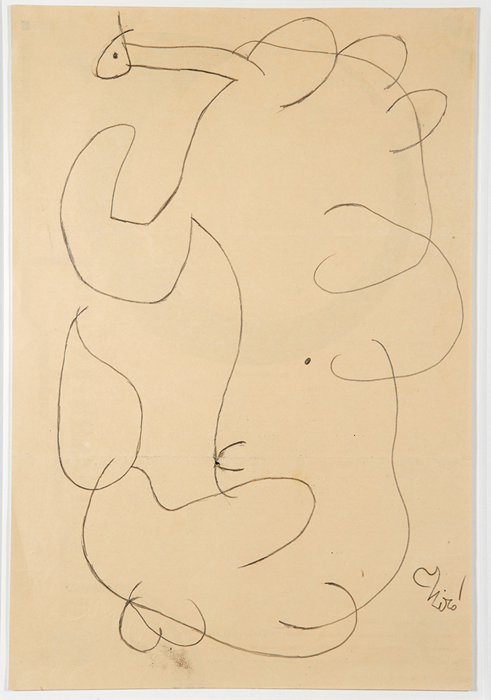 Joan Miró – Personnage, 1980 – Crayon