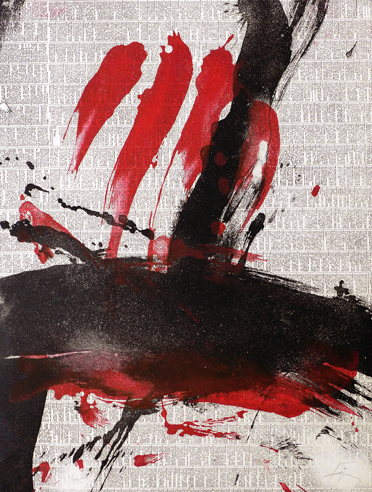 Antoni Tapies – Damunt diari, 1975 – Gravure