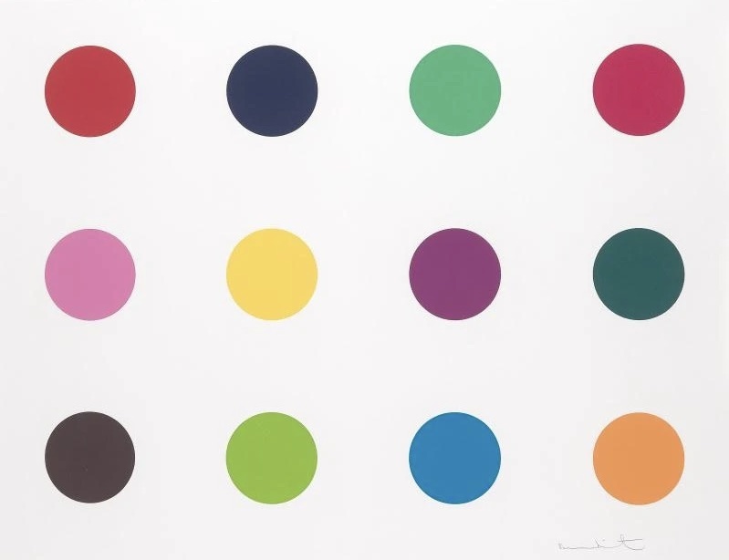 Damien Hirst – Methionine, 2010 – Woodcut