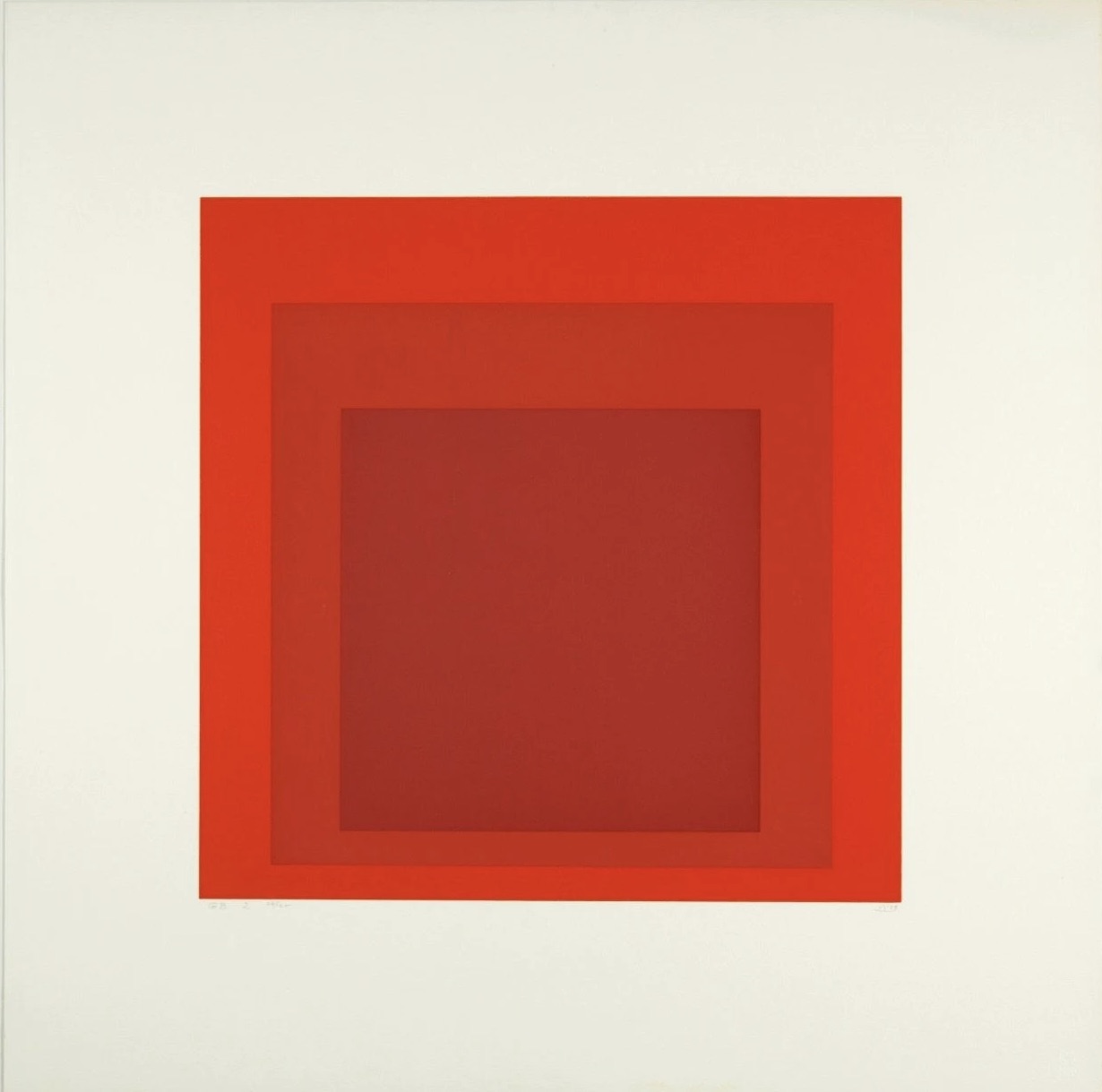 Josef Albers – GB 2 (From Homage to the Square), 1969 – Screen-print