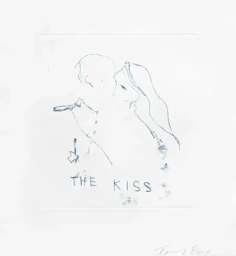 Tracey Emin – The Kiss, 2011 – Aguafuerte