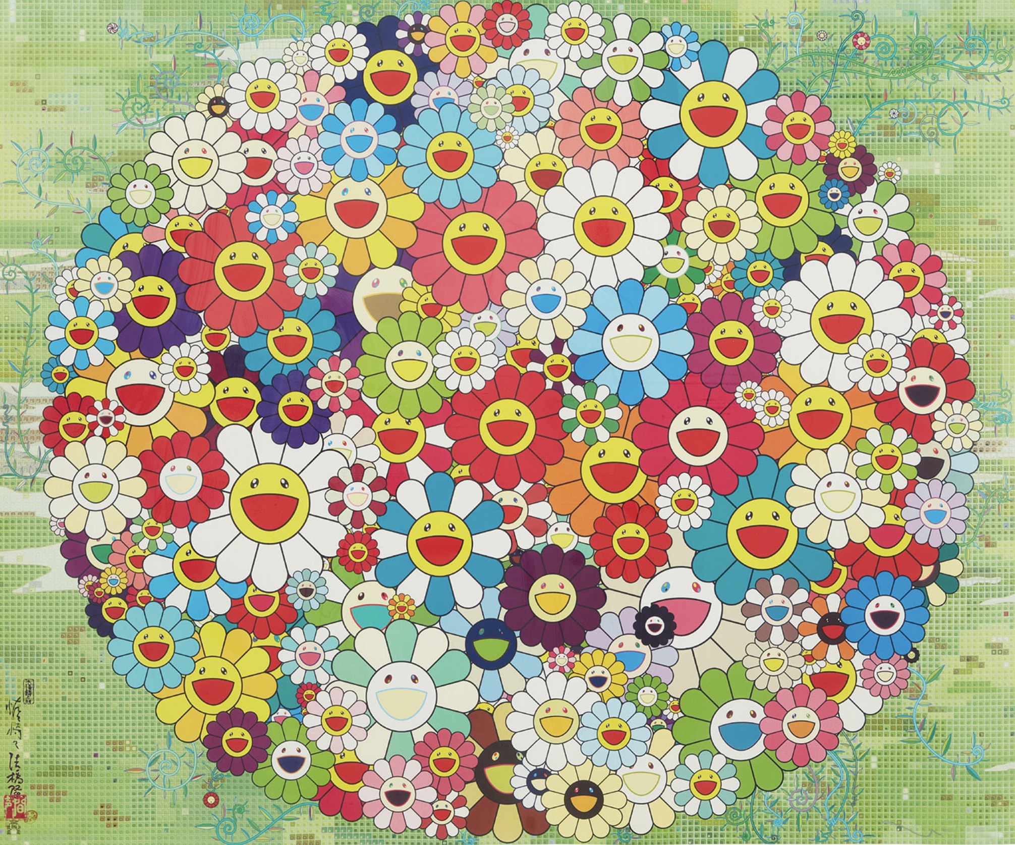 Takashi Murakami – Open Your Hands Wide, 2007-2010 – Litografía