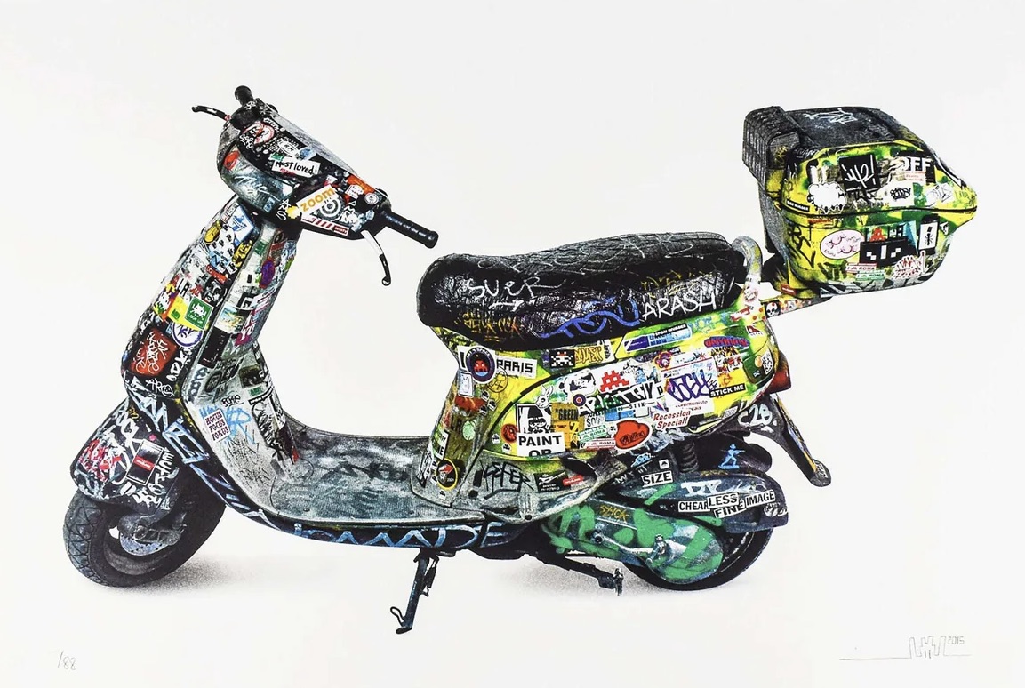 Invader – Scooter, 2015 – Litografía