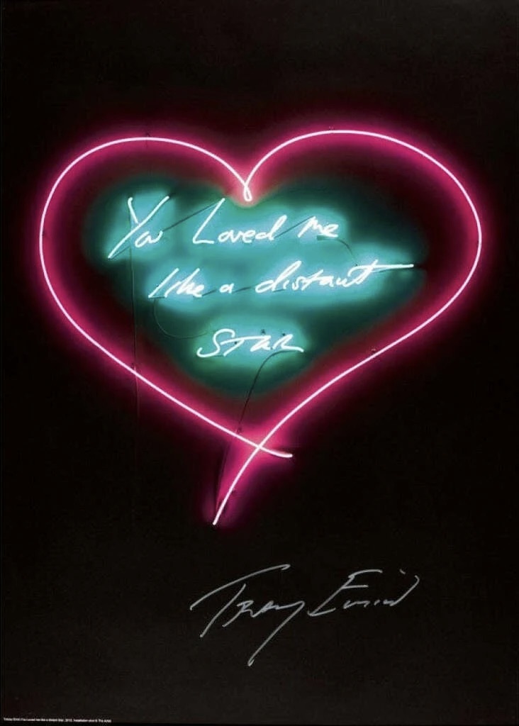 Tracey Emin – You Loved Me Like A Distant Star, 2016 – Digitaldruck auf Papier