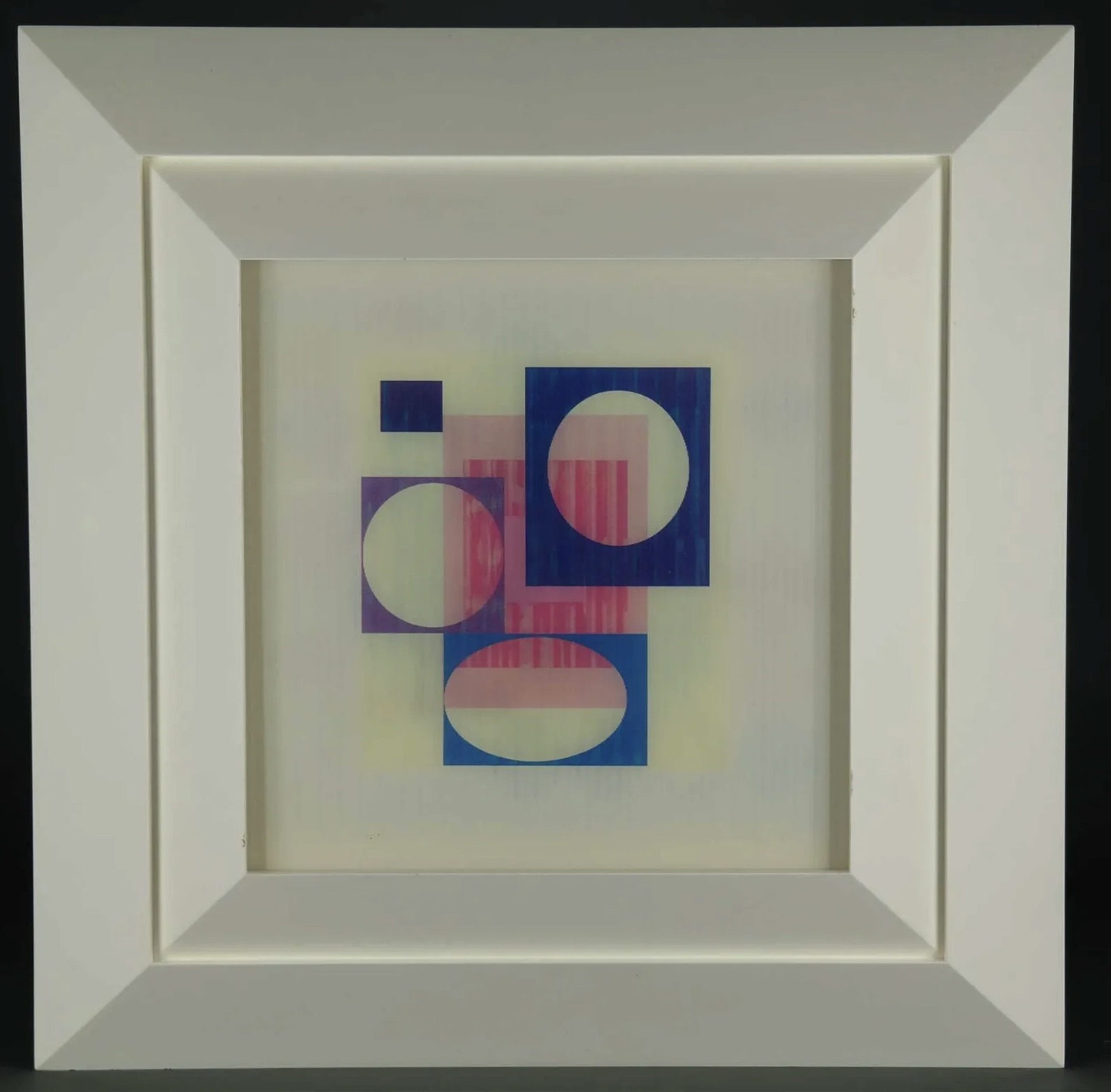 Yaacov Agam – Untitled (Yellow Haze), 1995 – Mixed média
