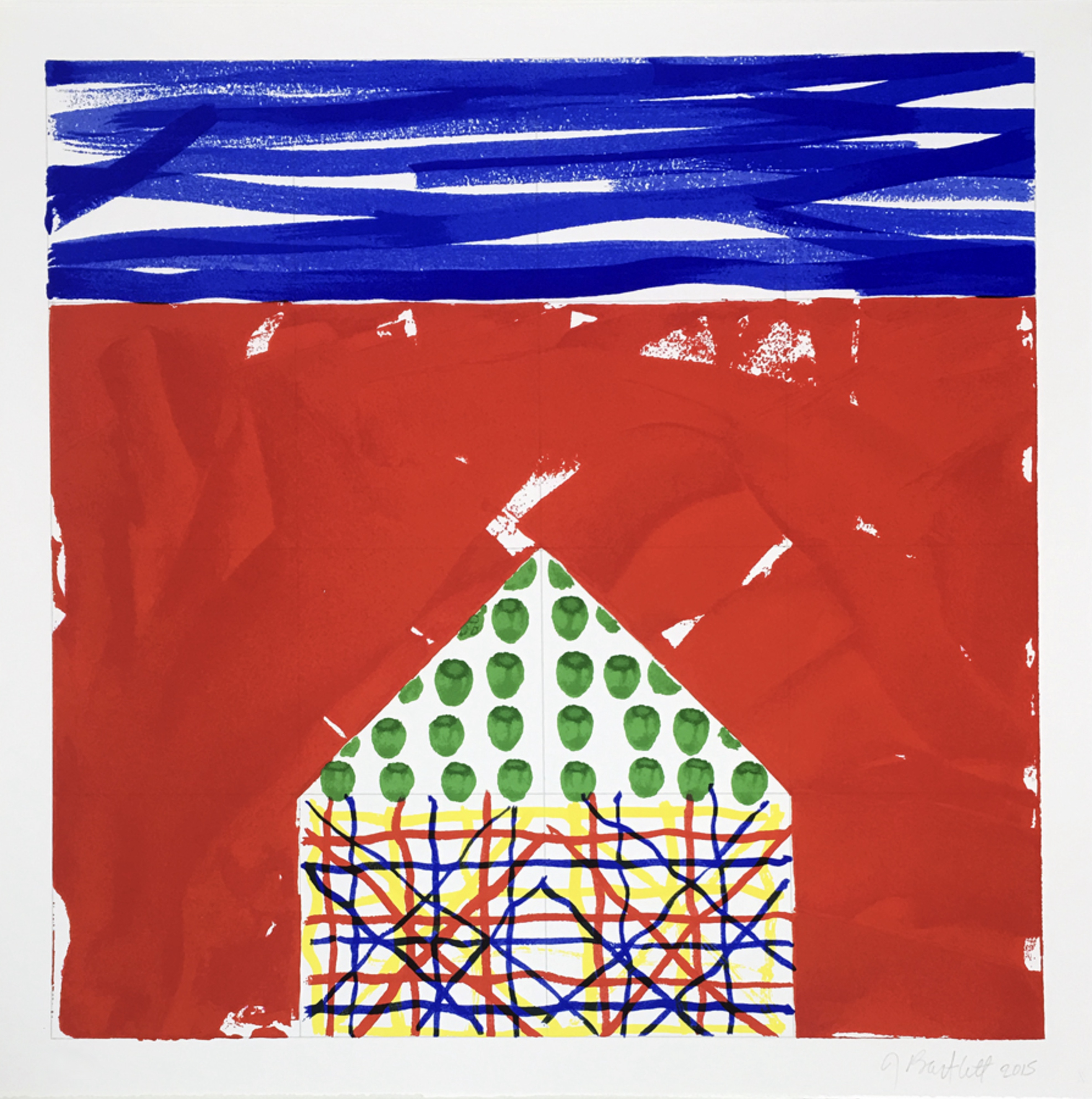 Jennifer Bartlett – House II #5, 2014-2015 – Sérigraphie (Screen-print)