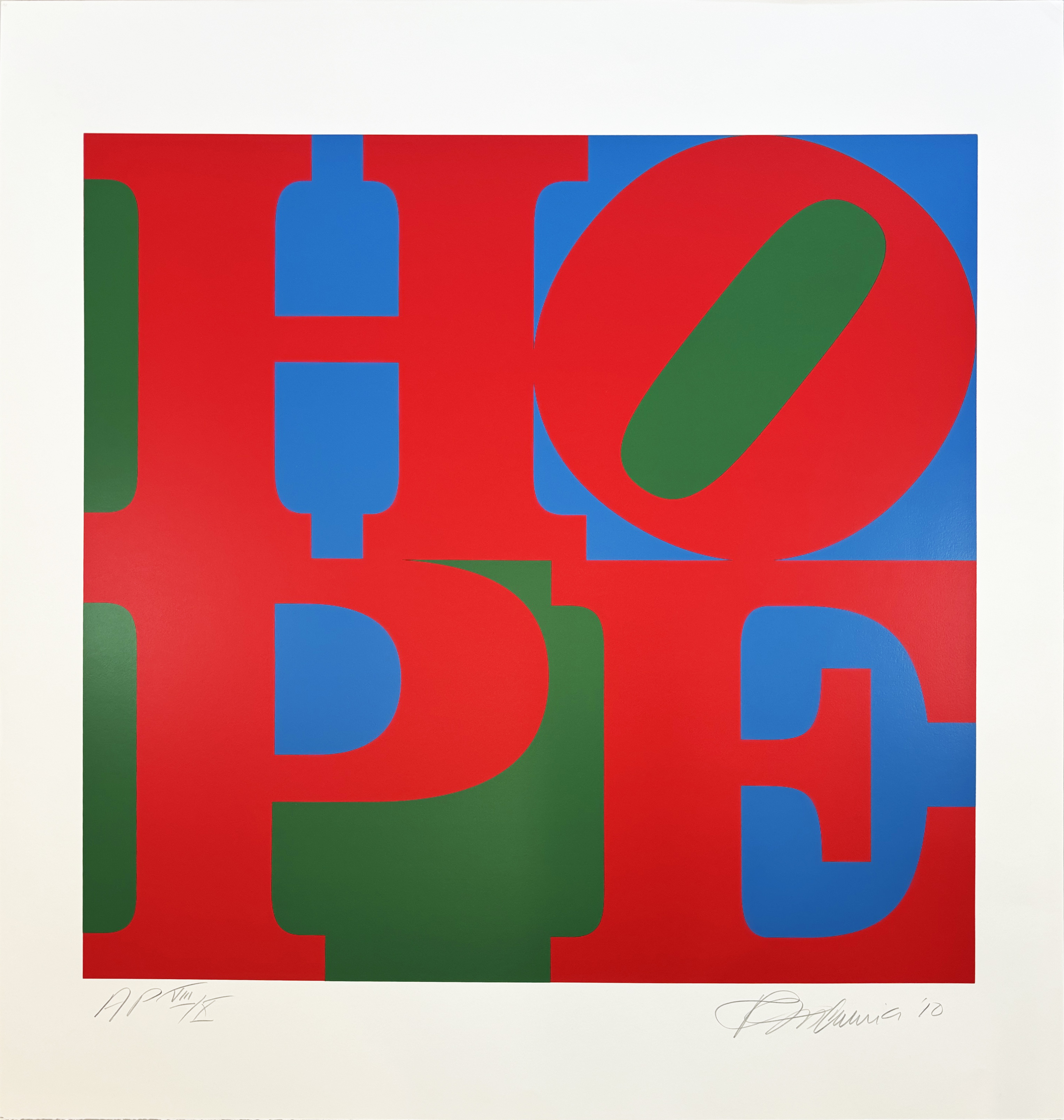 Robert Indiana – Hope, 2010 – Screen-print