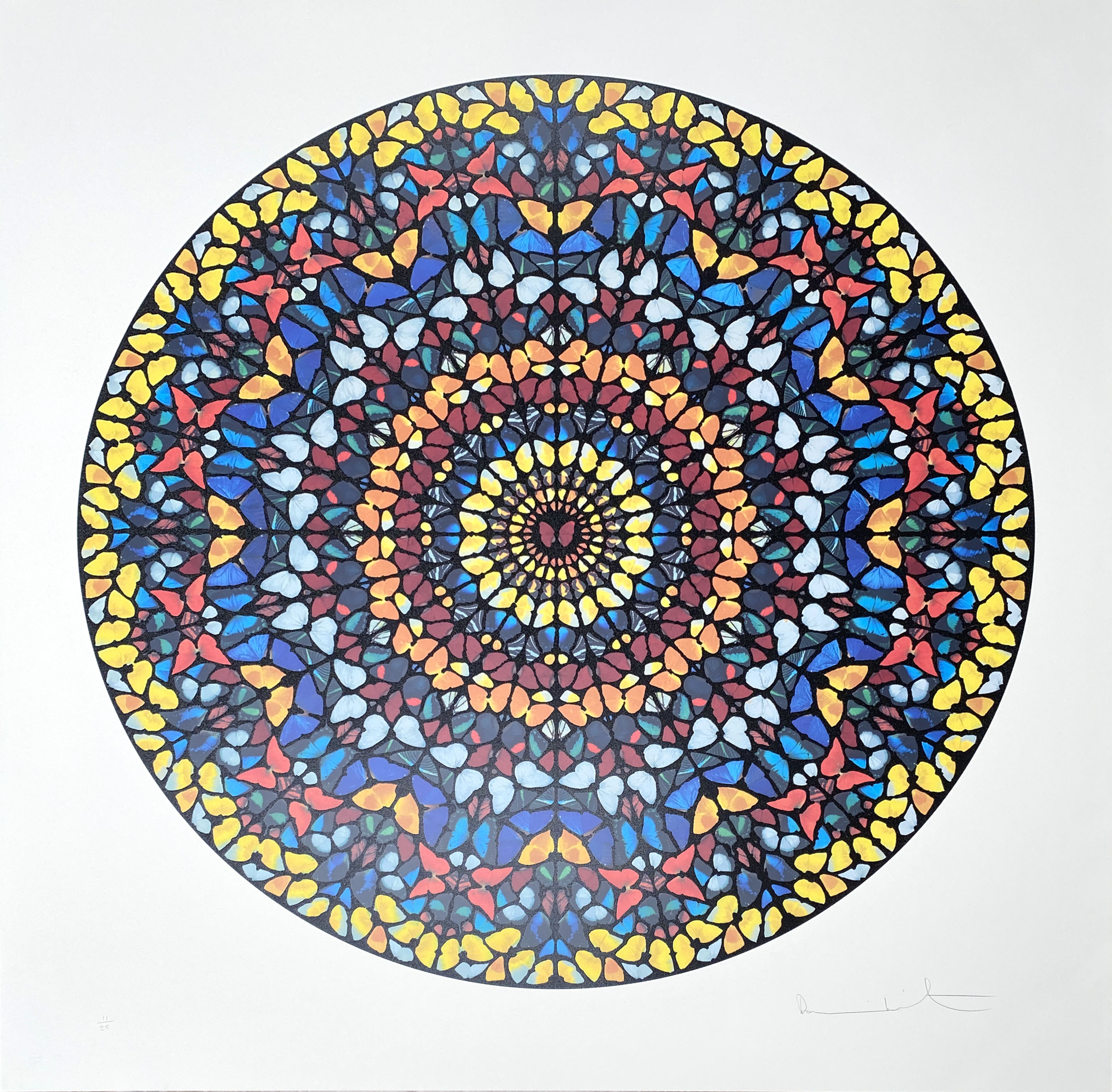 Damien Hirst – Entreaty (Glitter), 2013 – Técnica mixta