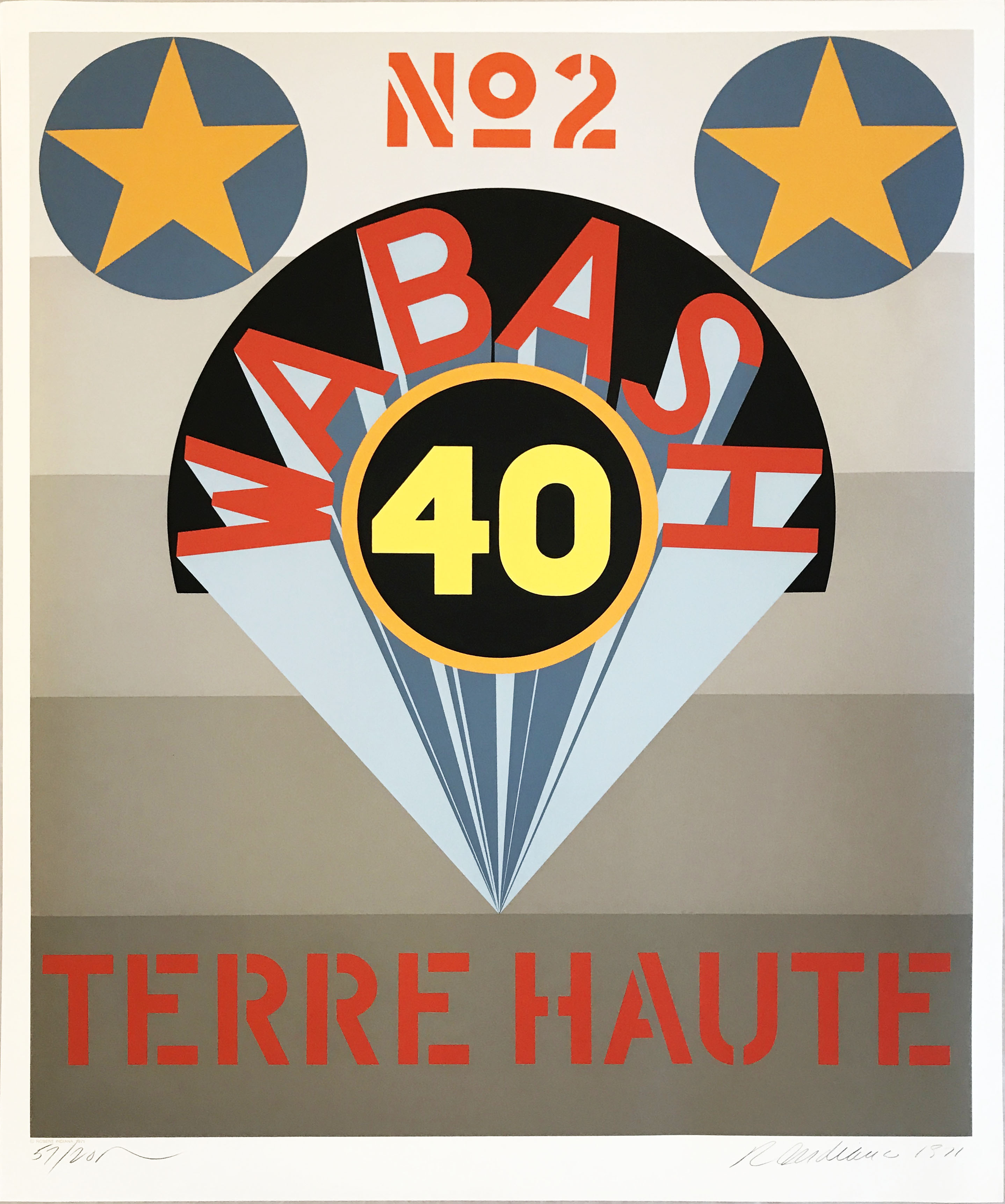 Indiana, Robert | Decade (Terre Haute No. 2), 1971 — available on Composition Gallery