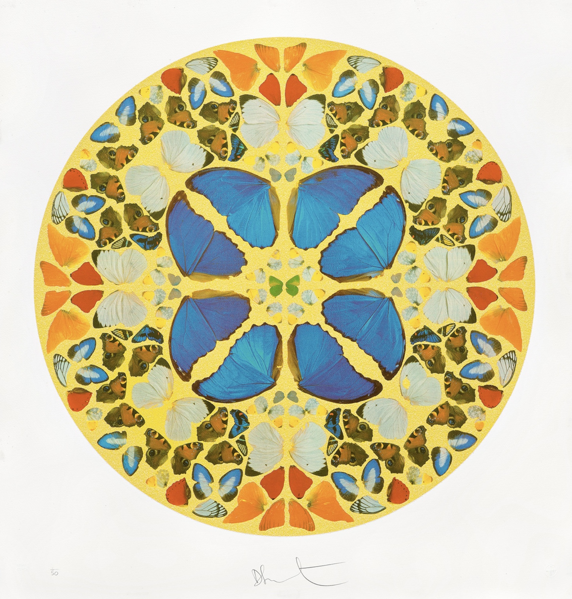 Damien Hirst – Psalm: Domine, Dominus noster, 2009 – Screen-print