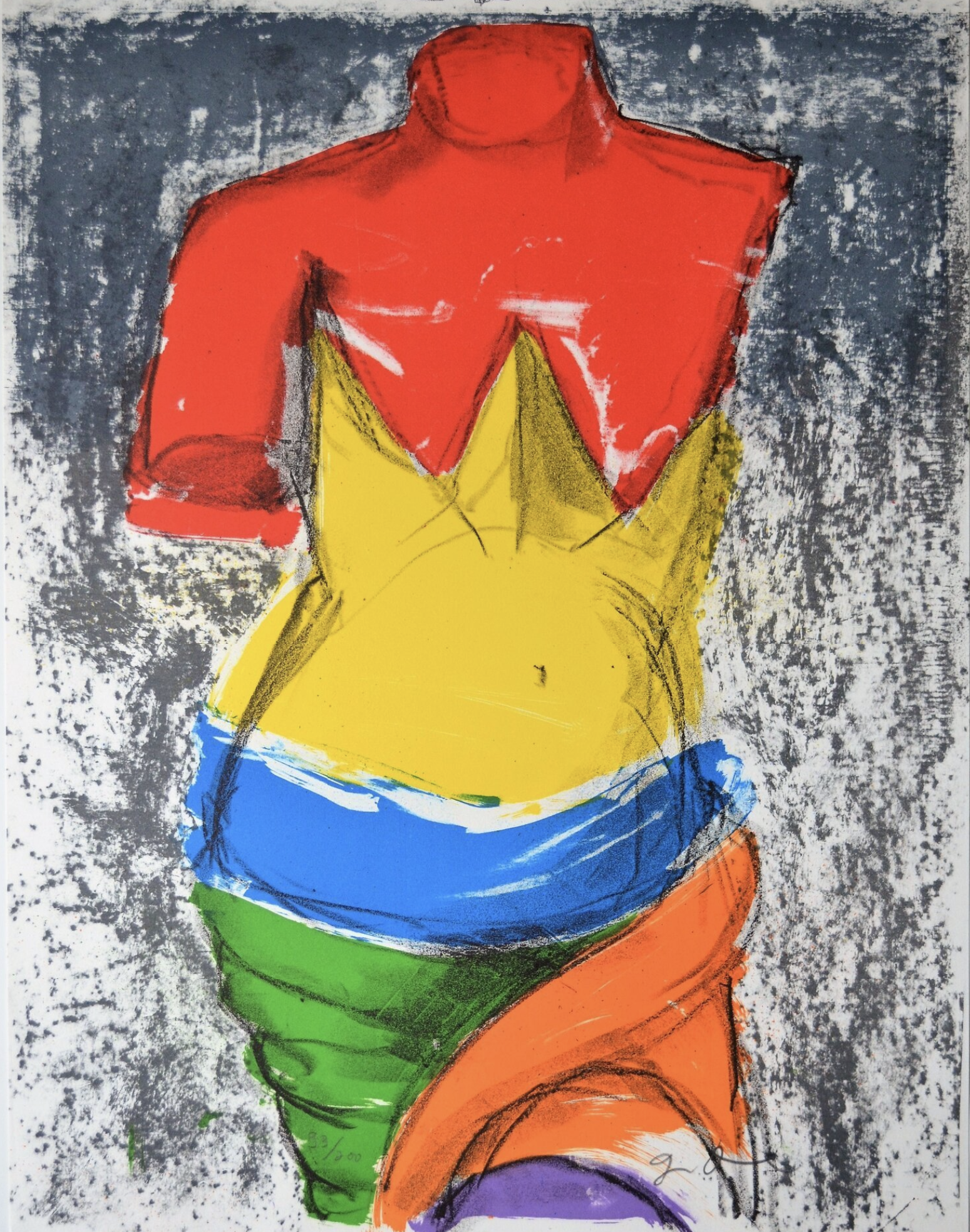 Jim Dine – The Bather, 2005 – Lithograph