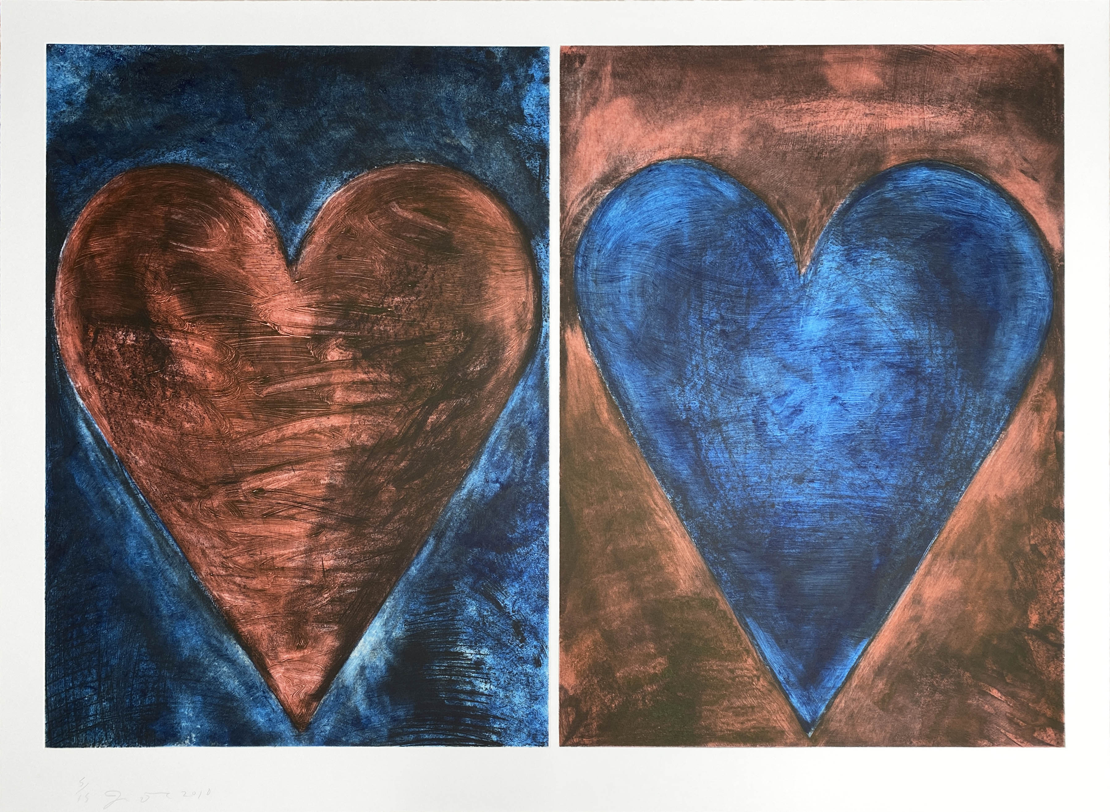 Jim Dine – The Magnets, 2010 – Collage