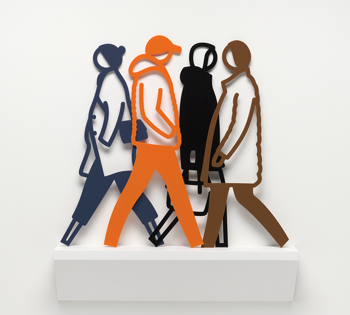 Julian Opie – Belgium (2), 2021 – Mixed média