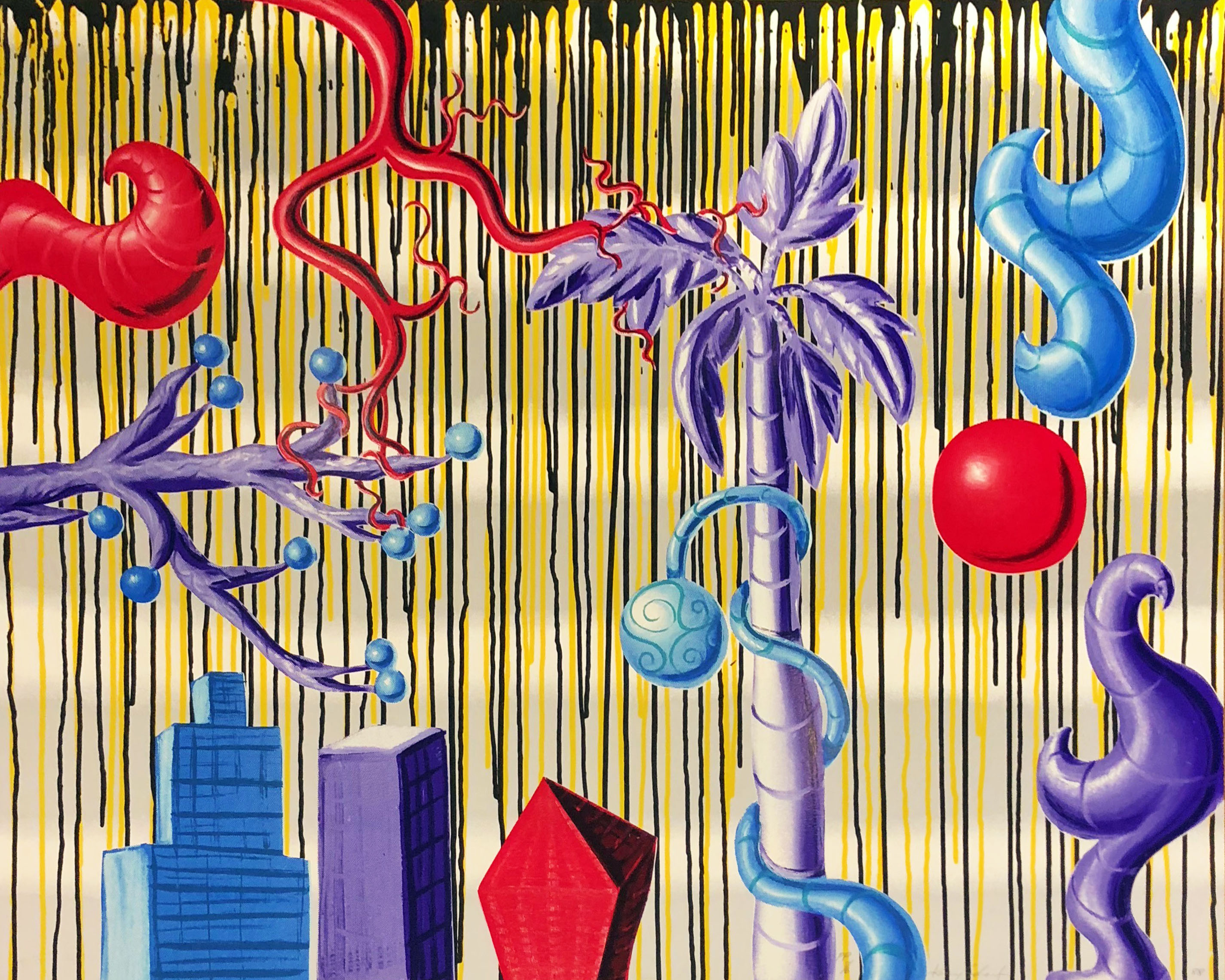 Kenny Scharf – Acid Rain, 1988 – Screen-print