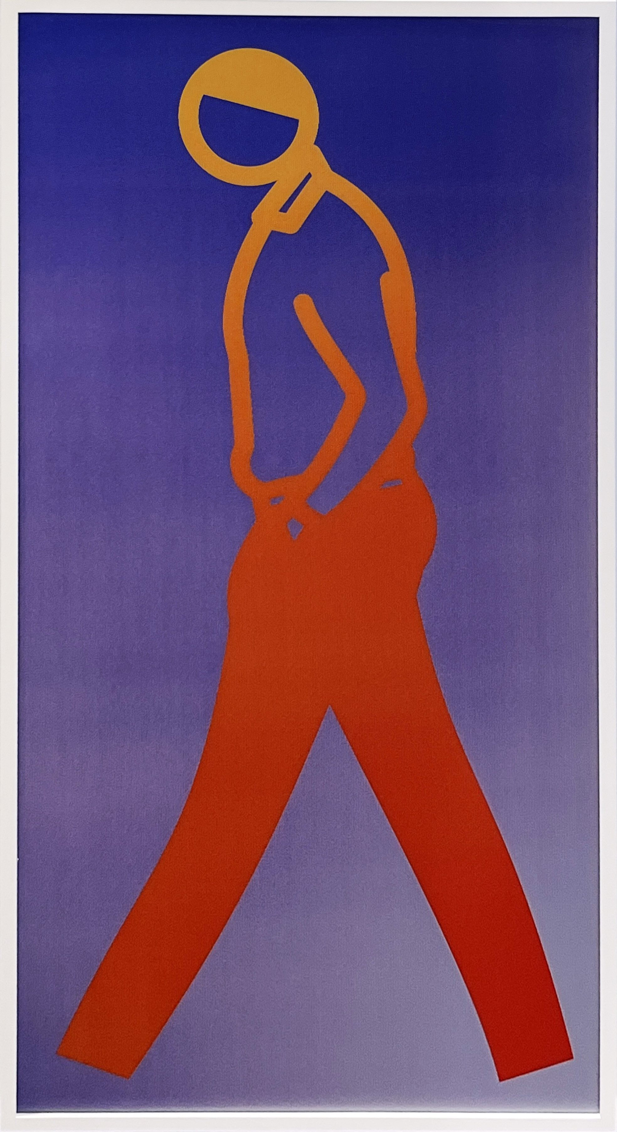 Julian Opie – Shirt from Crossing, 2021 – Mixed média
