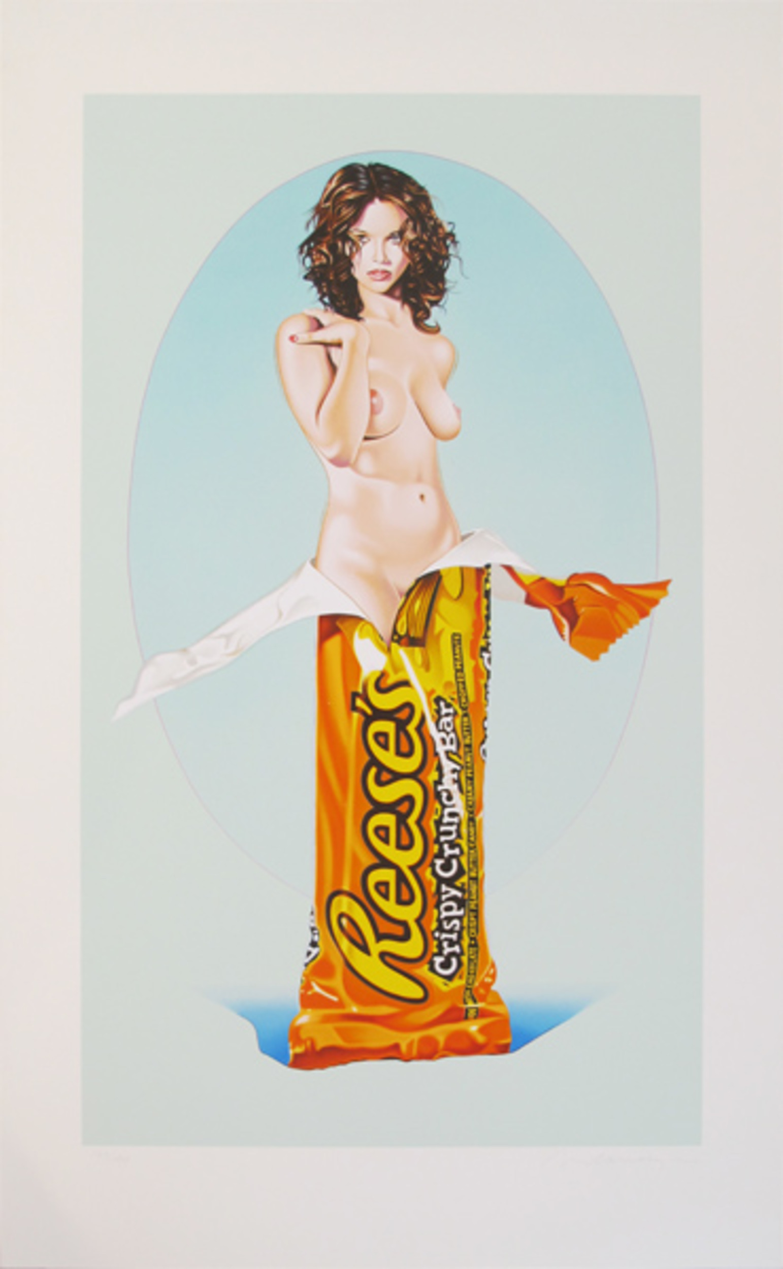 Mel Ramos – Reese's Rose, 2008 – Lithografie