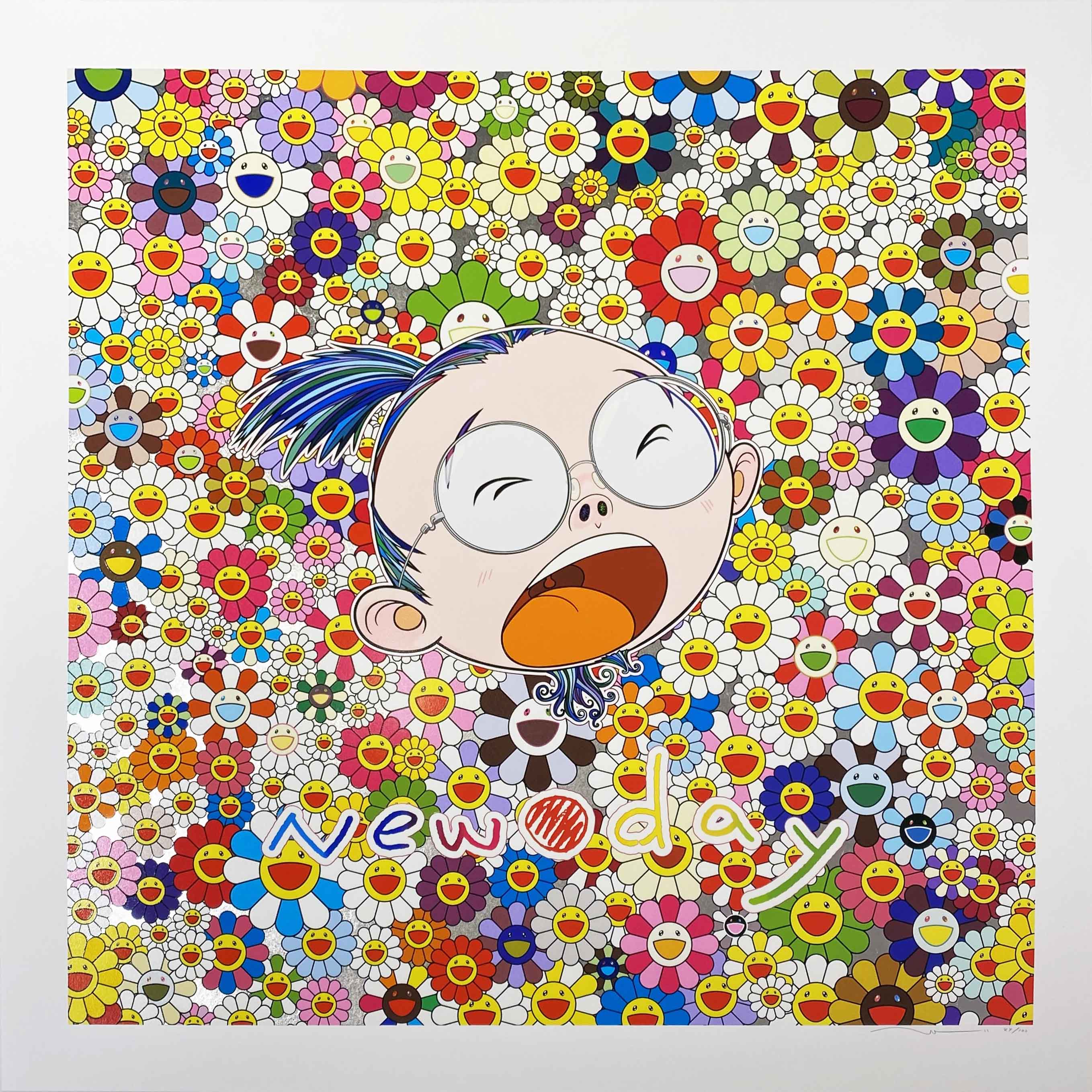 Takashi Murakami – New Day Self Portrait, 2011 – Silkscreen