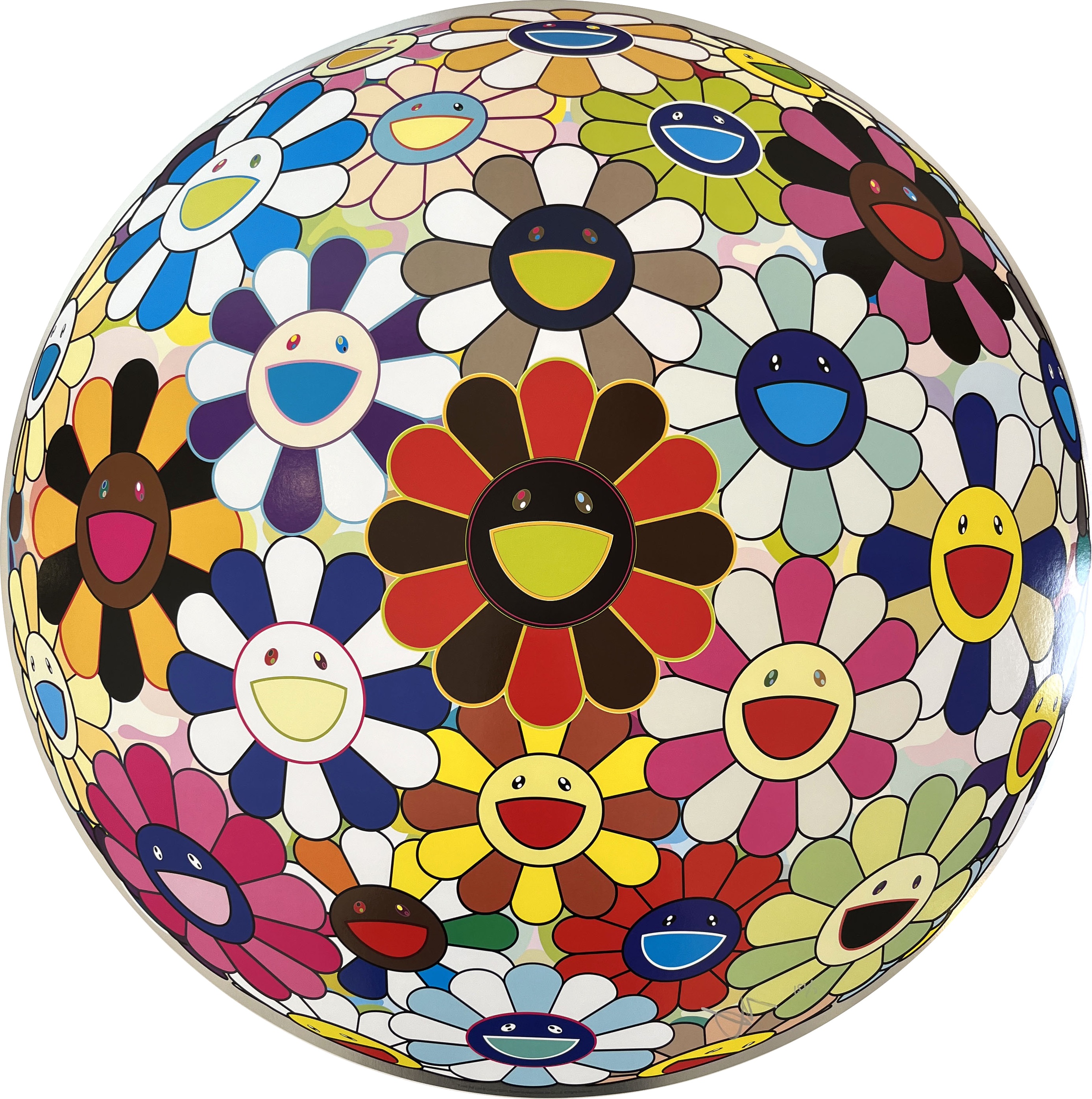 Takashi Murakami – Flower Ball (Lots of Colors), 2013 – Lithographie