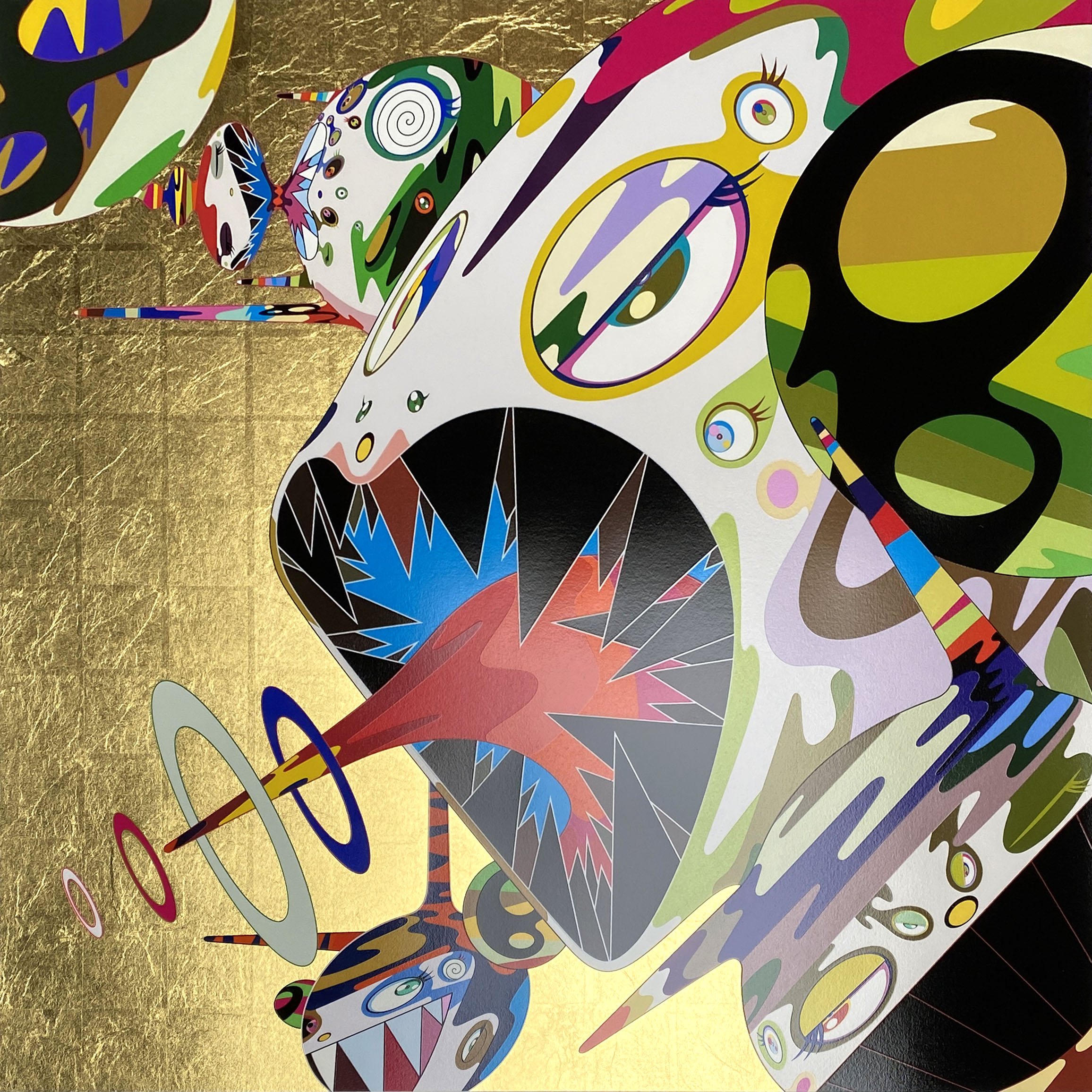 Takashi Murakami – Homage to Francis Bacon (Study of Isabel Rawsthorne), 2011 – Screen-print