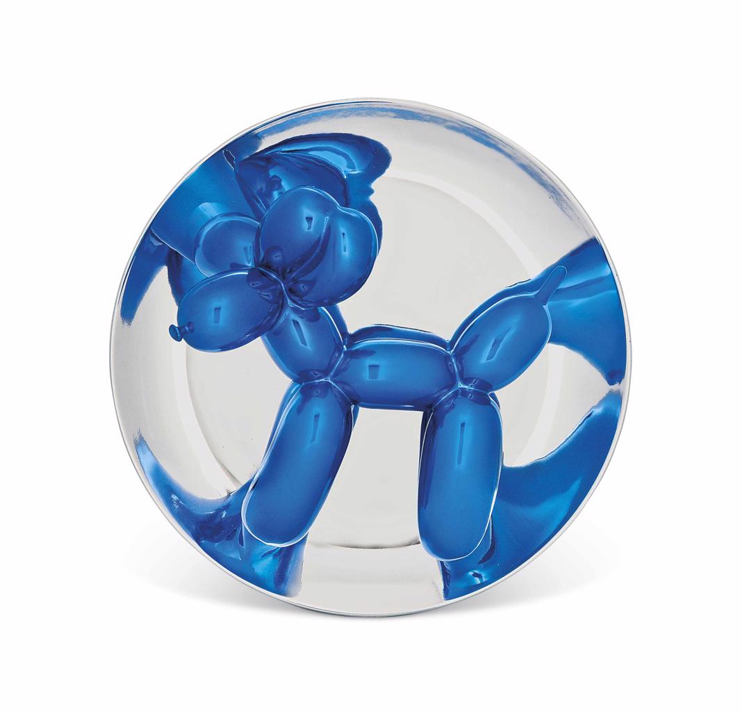 Jeff Koons – Blue Balloon Dog, 2002 – Porcelain