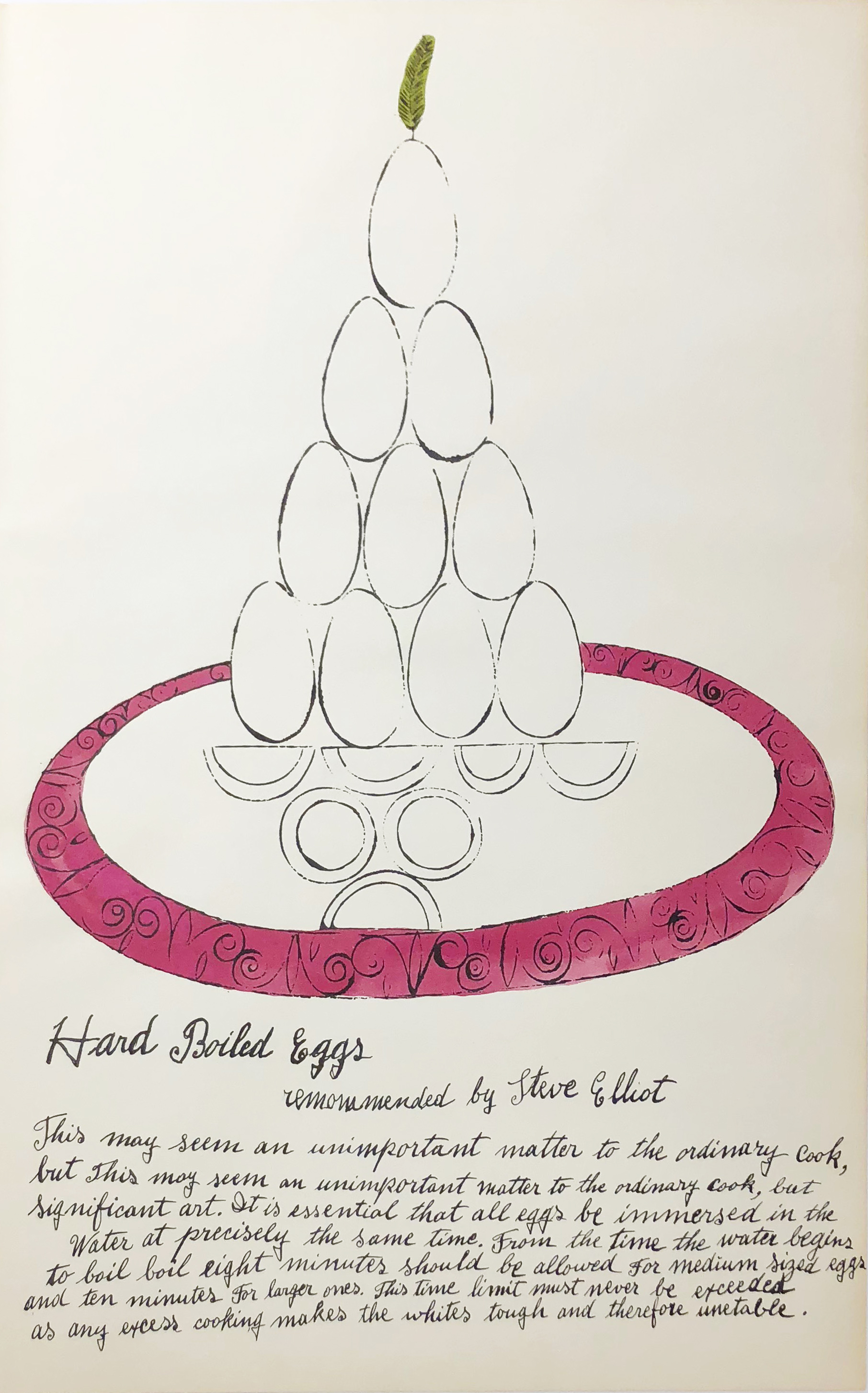 Andy Warhol – Wild Raspberries IV.138A, 1959 – Impresión offset