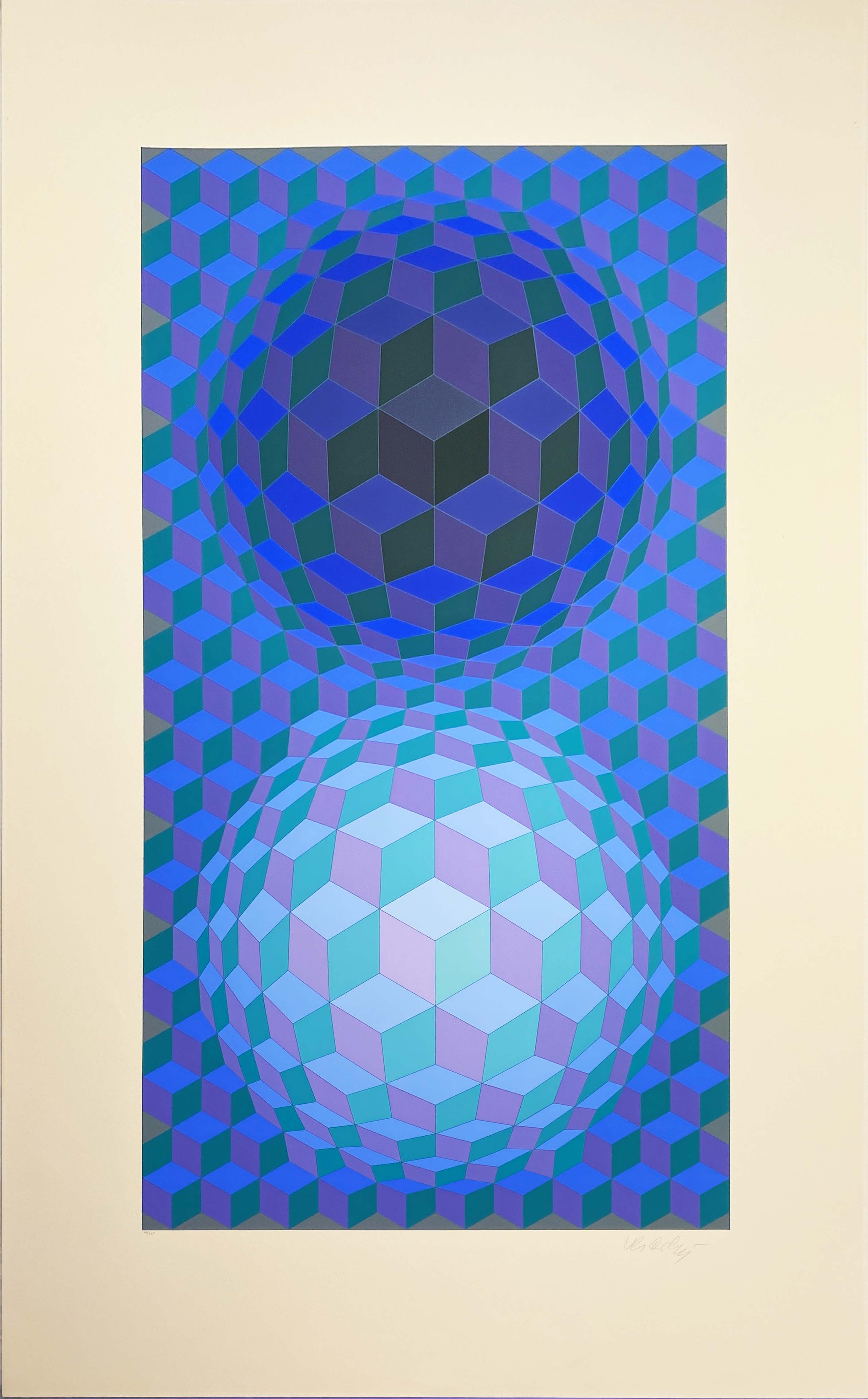 Victor Vasarely – Album Meta: Seven Plates 5, 1976 – Screen-print