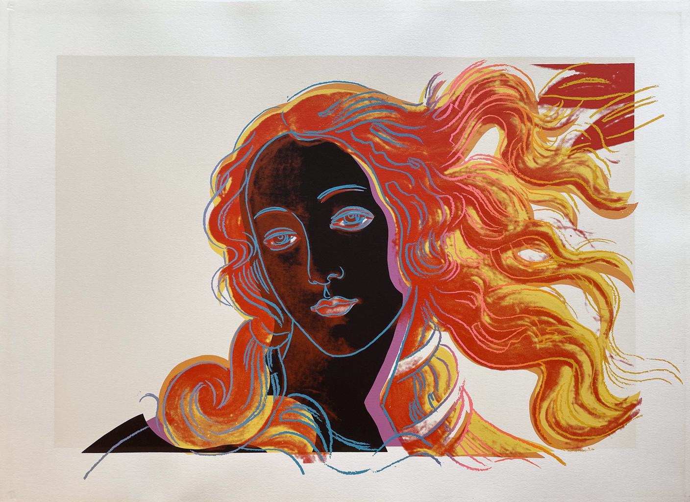 Andy Warhol – Details of Renaissance Paintings (Sandro Botticelli, Birth of Venus, 1482), II.318, 1984 – Screen-print