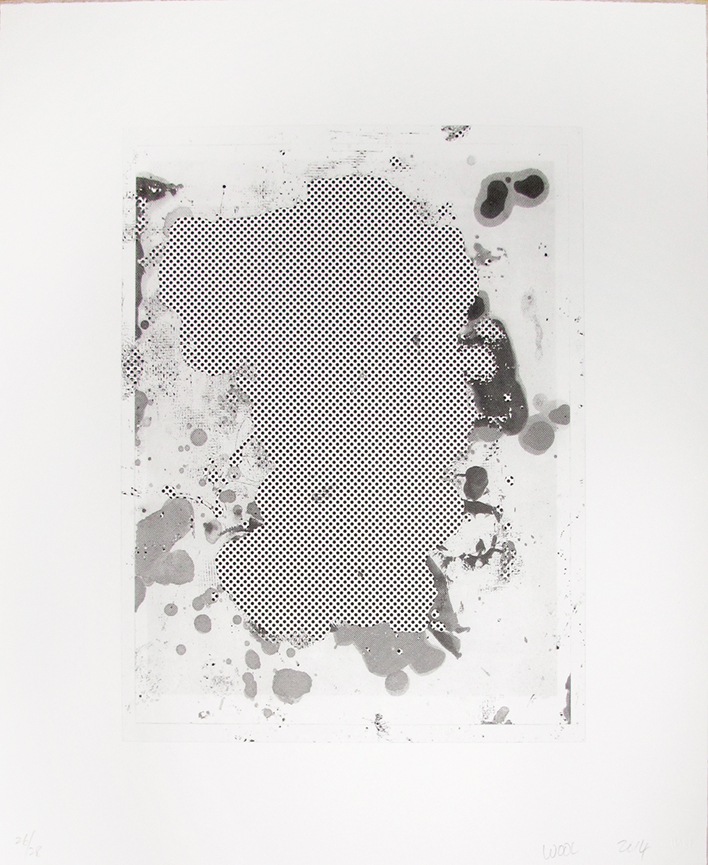 Christopher Wool – Portraits (B&W) 6, 2014 – Lithographie