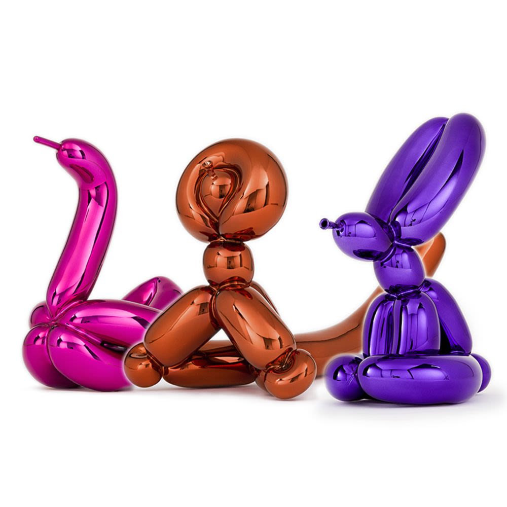 Jeff Koons – Balloon Animals, Set II, 2019 – Porselein