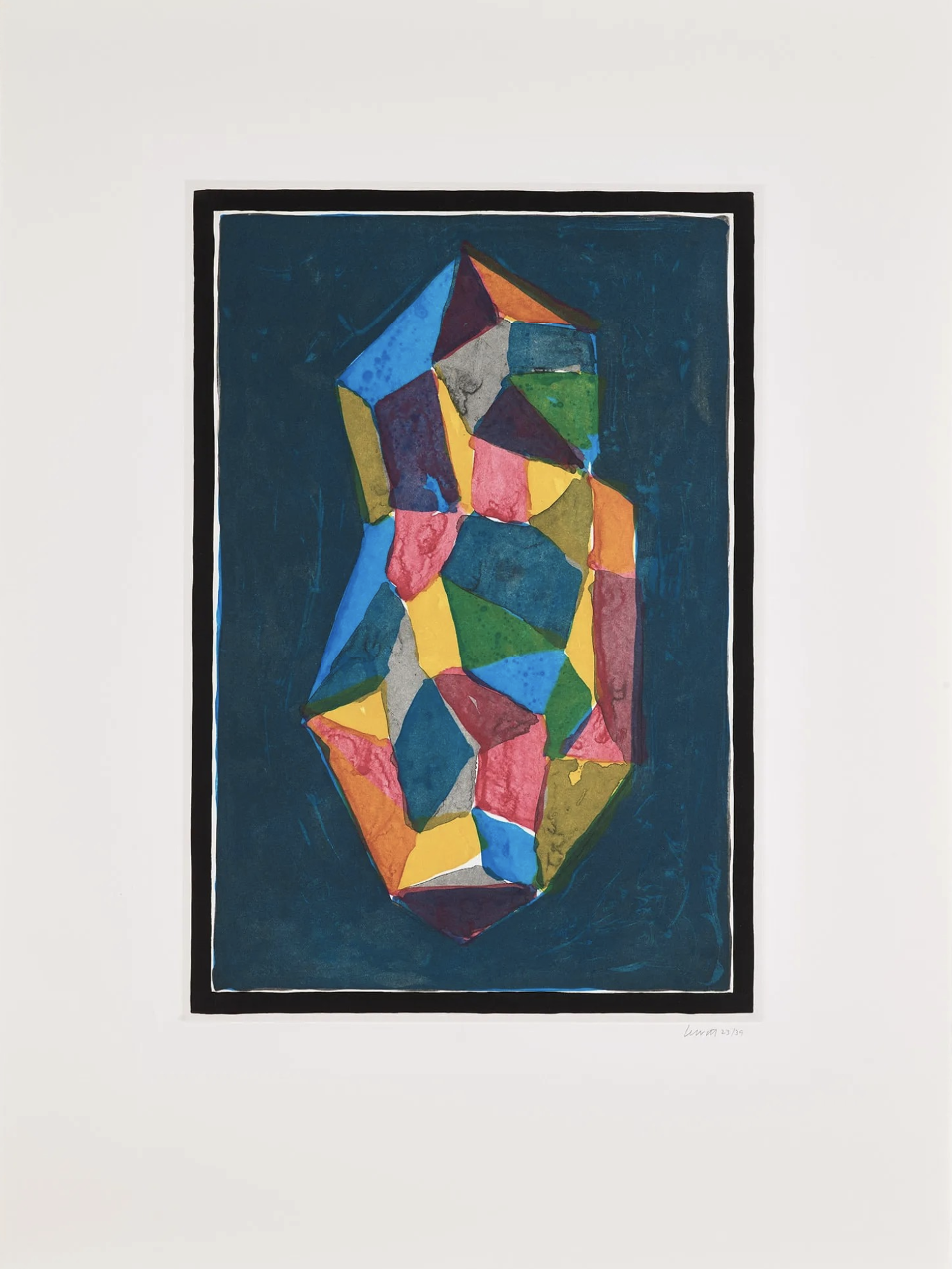 Sol LeWitt – Plate #5 (from Complex Forms), 1989 – Etching and Aquatint