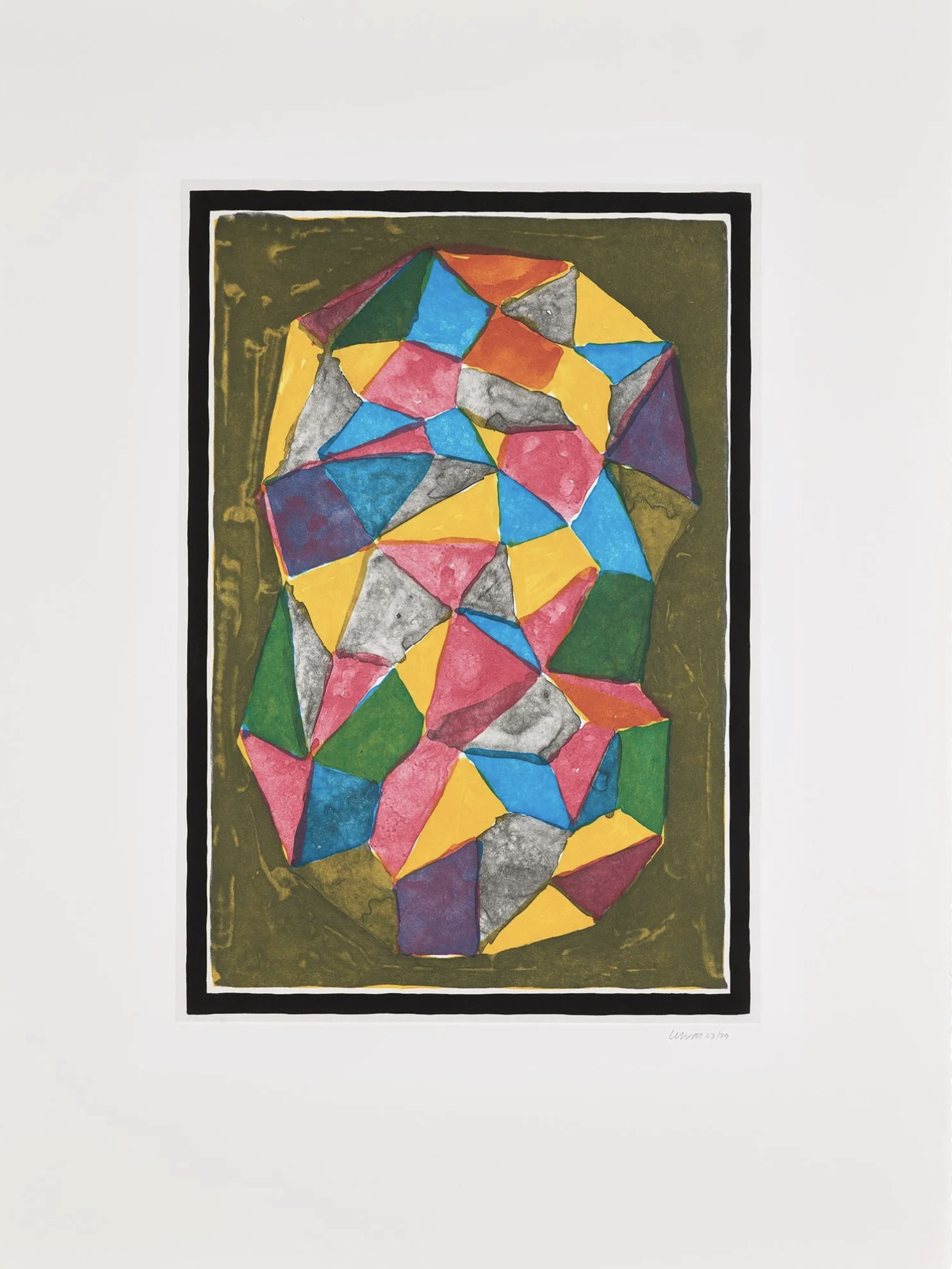 Sol LeWitt – Plate #3 (from Complex Forms),, 1989 – Etching and Aquatint