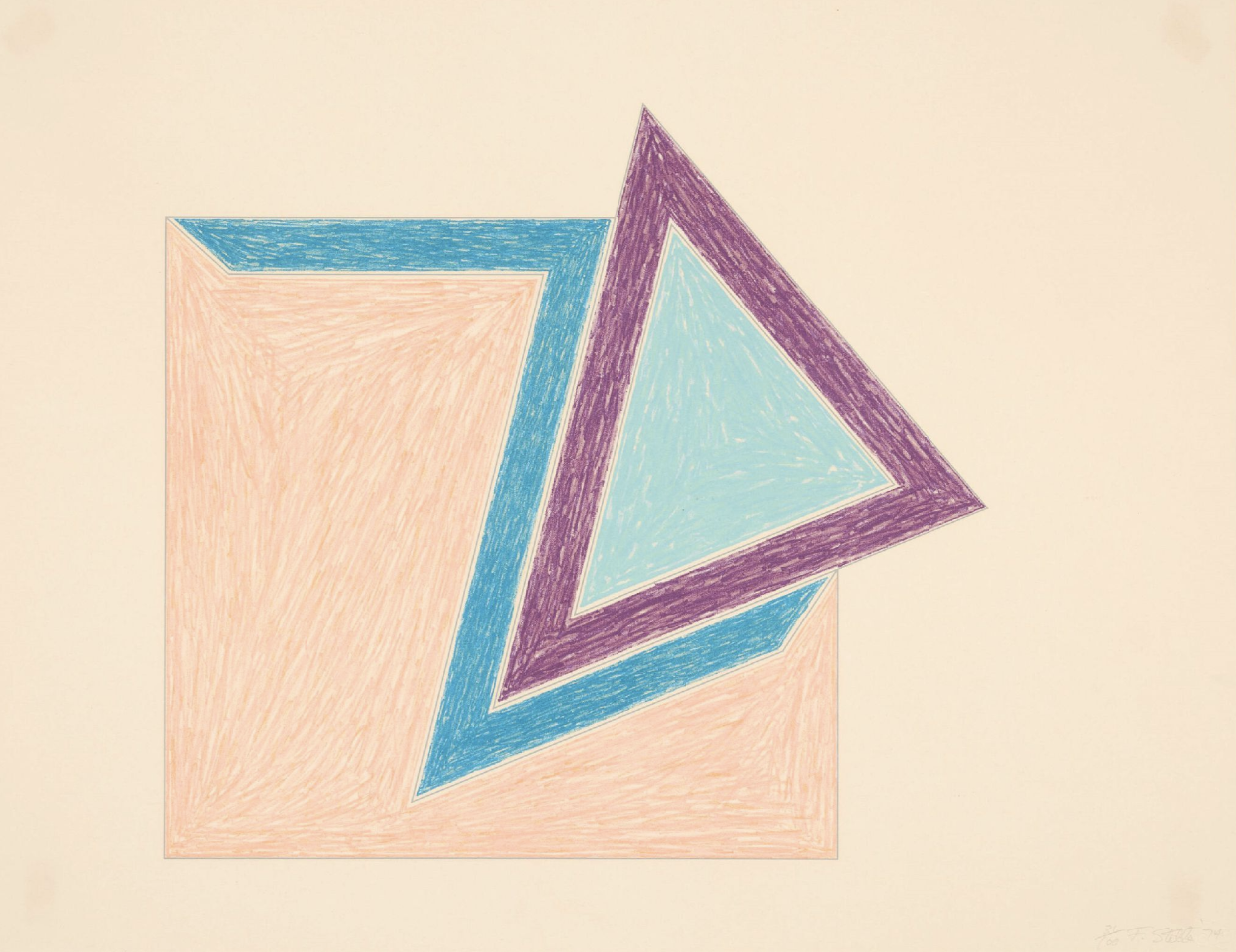 Frank Stella – Moultonboro, 1974 – Litografía