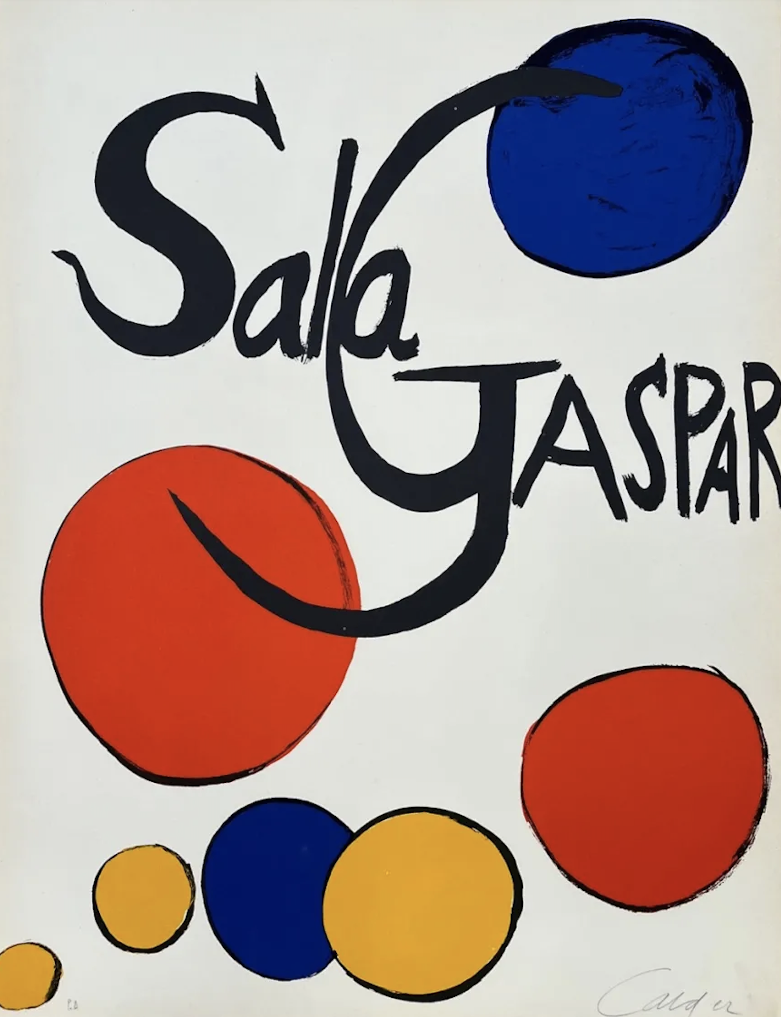 Alexander Calder – Sala Gaspar, 1973 – Litografía