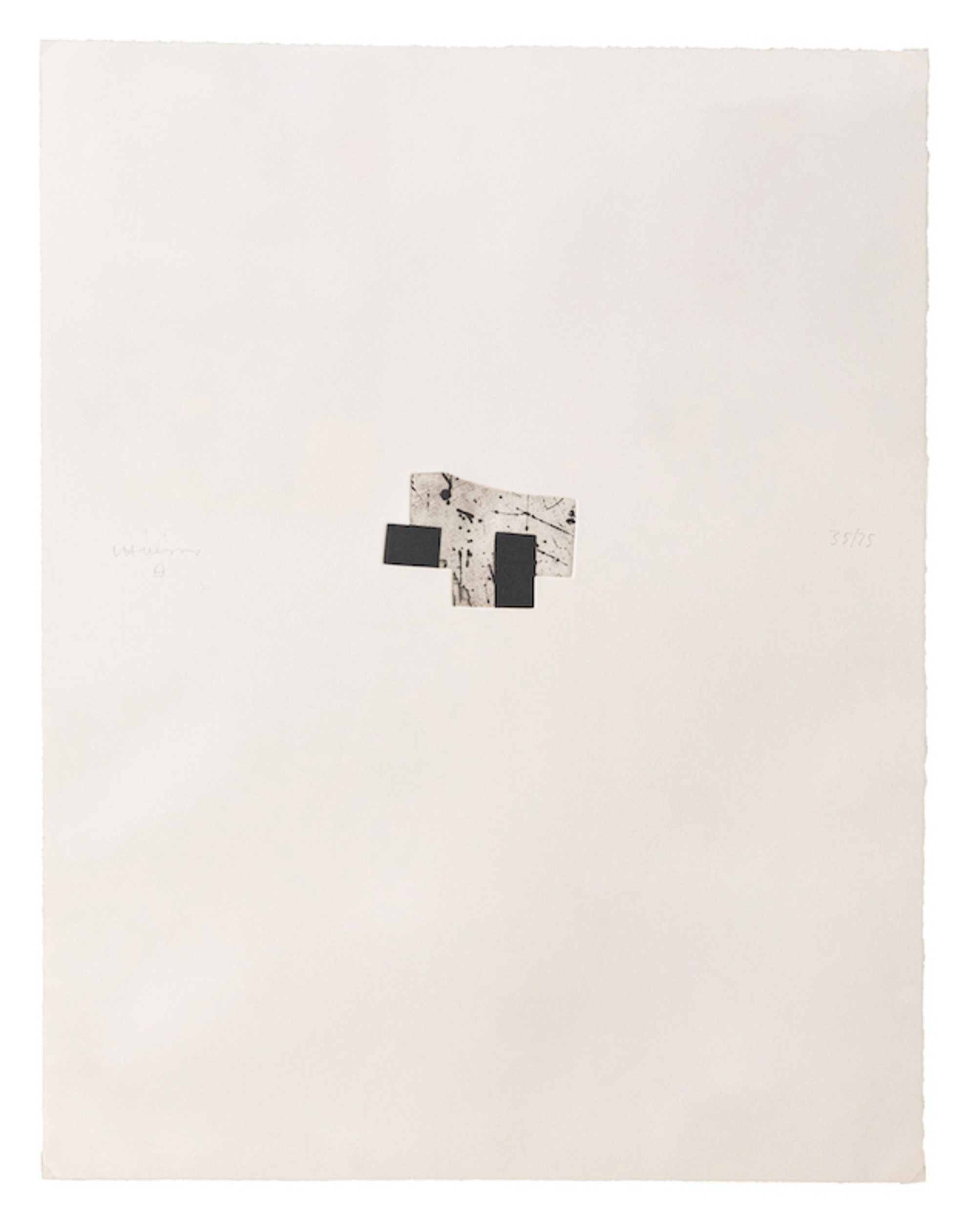 Eduardo Chillida – L'Honra Del Llop, 1994 – Etching