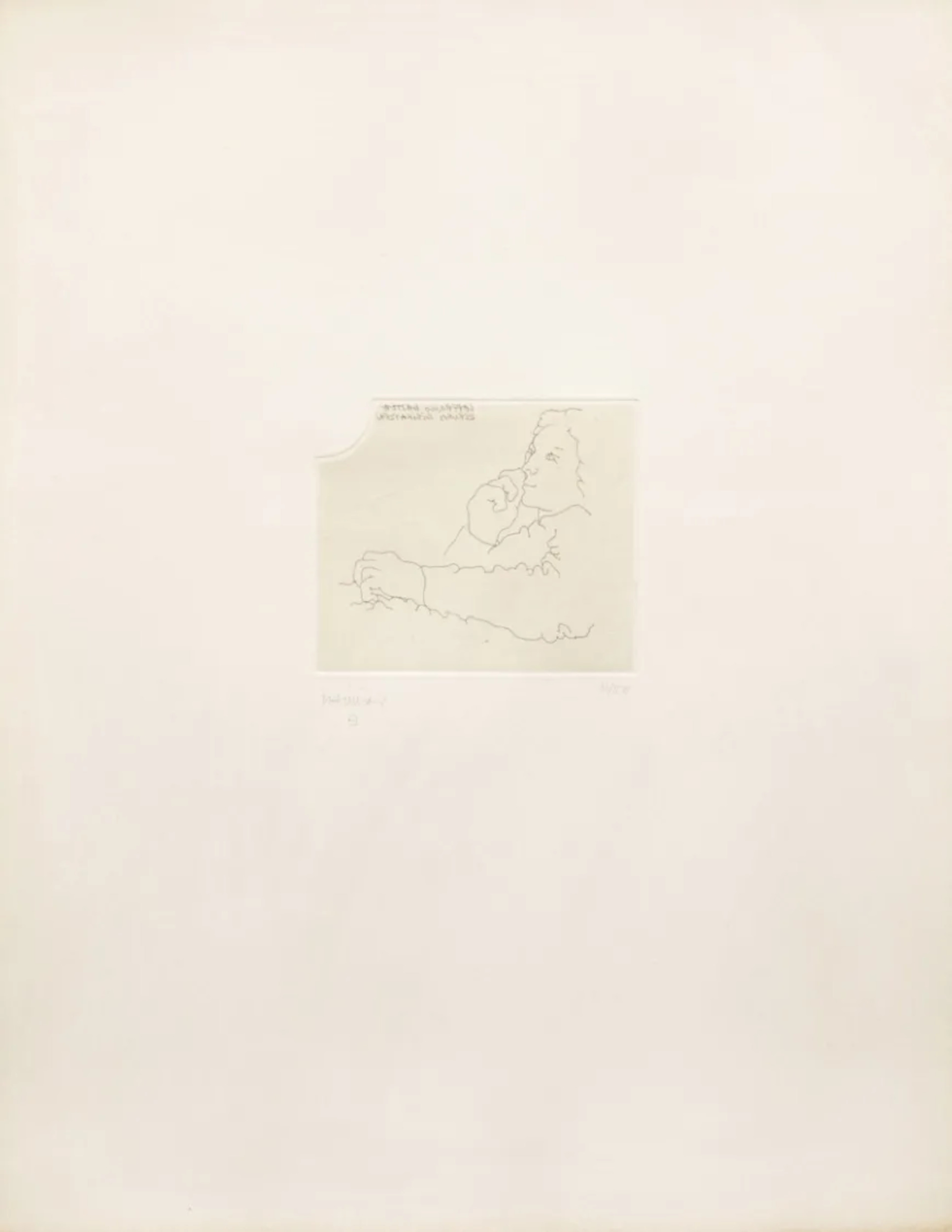 Eduardo Chillida – Copernicus (Kopernikus), 1980 – Aguafuerte
