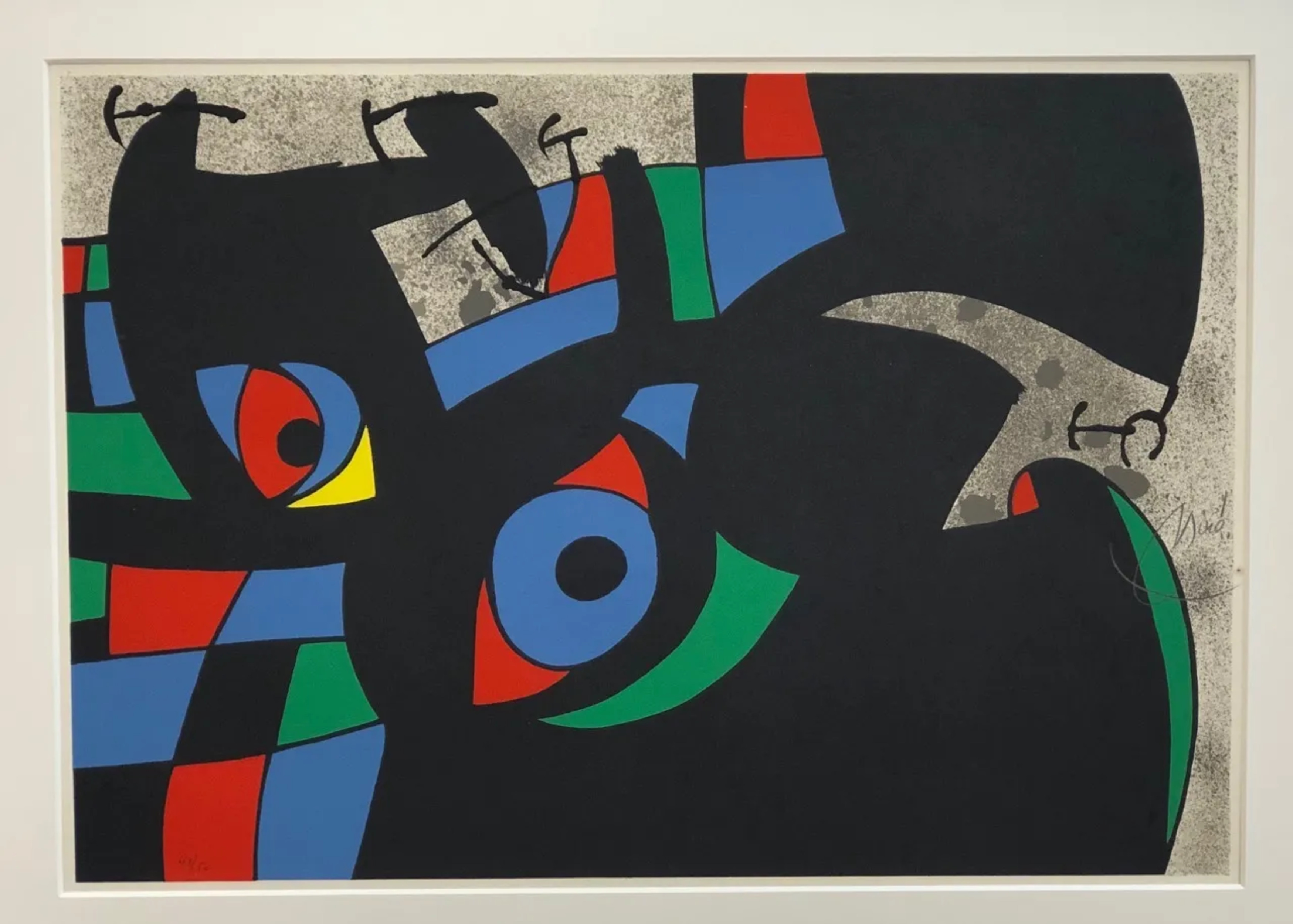 Joan Miró – El lagarto de las plumas de oro, 1971 – Lithographie
