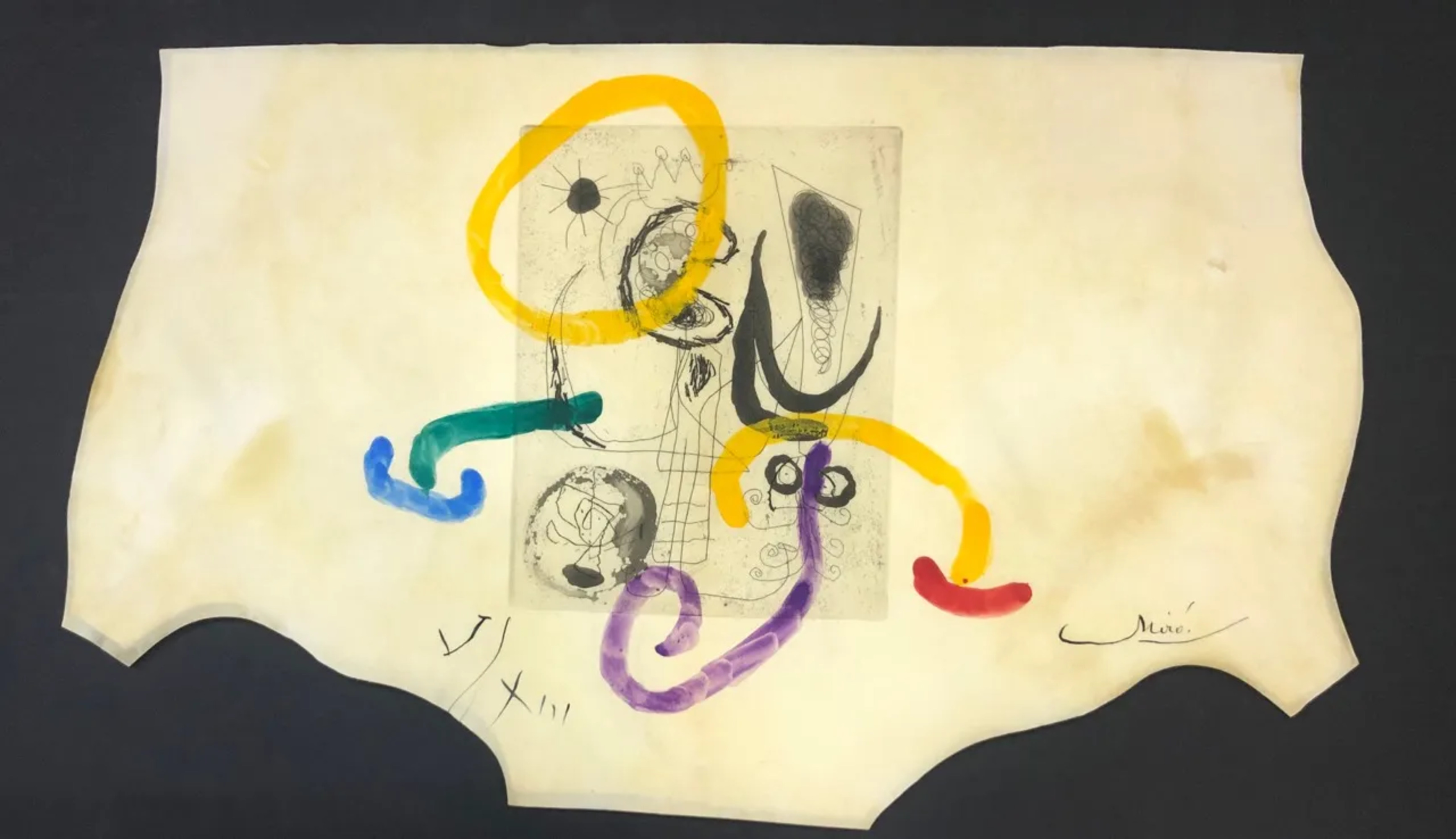 Joan Miró – Series III, 1952 – Gravure