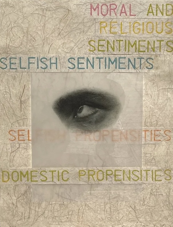 Jaume Plensa – Domestic Propensities 5. Moral and religious feelings, 2002 – Collage