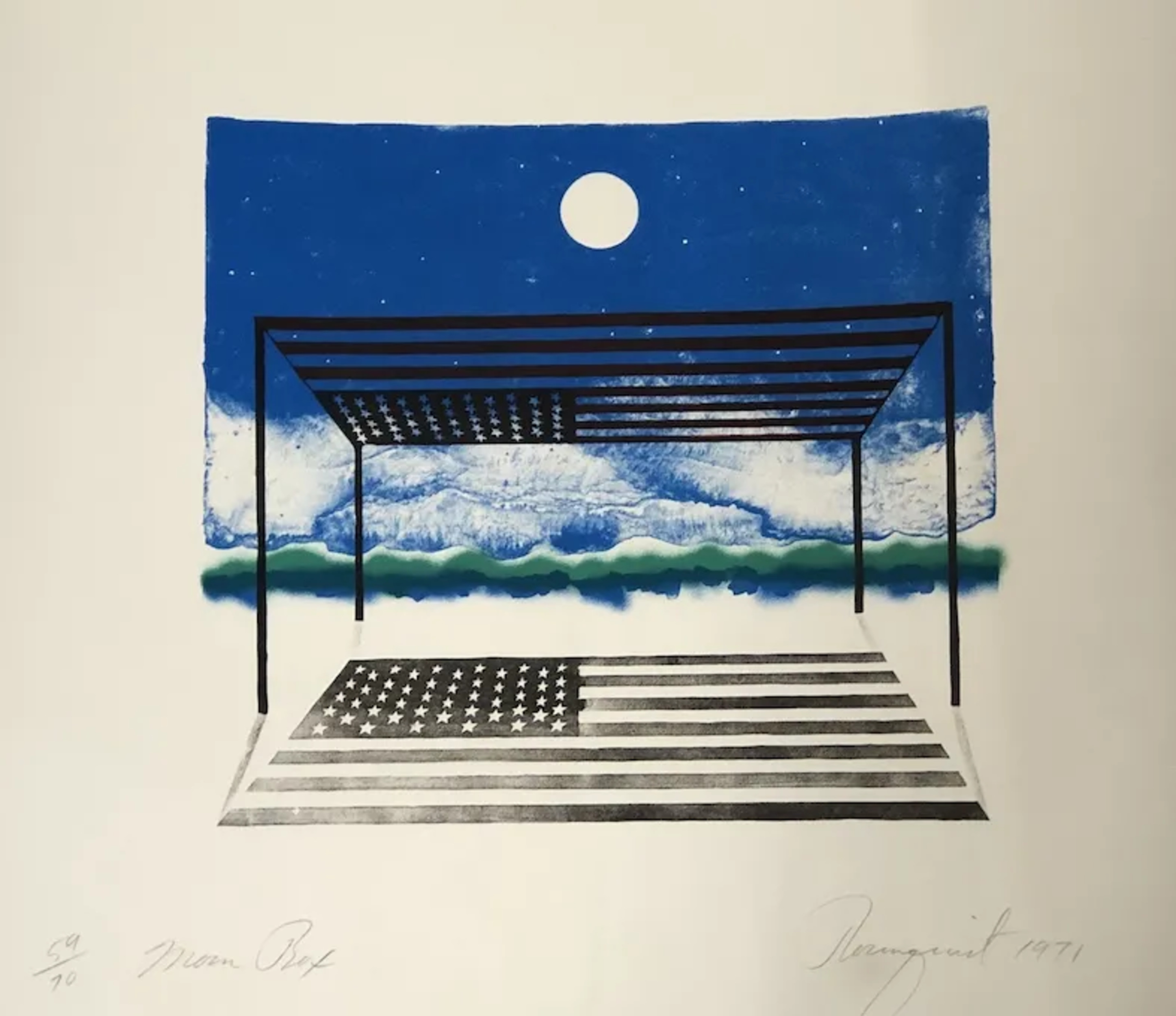 James Rosenquist – Moon box, 1971 – Lithograph